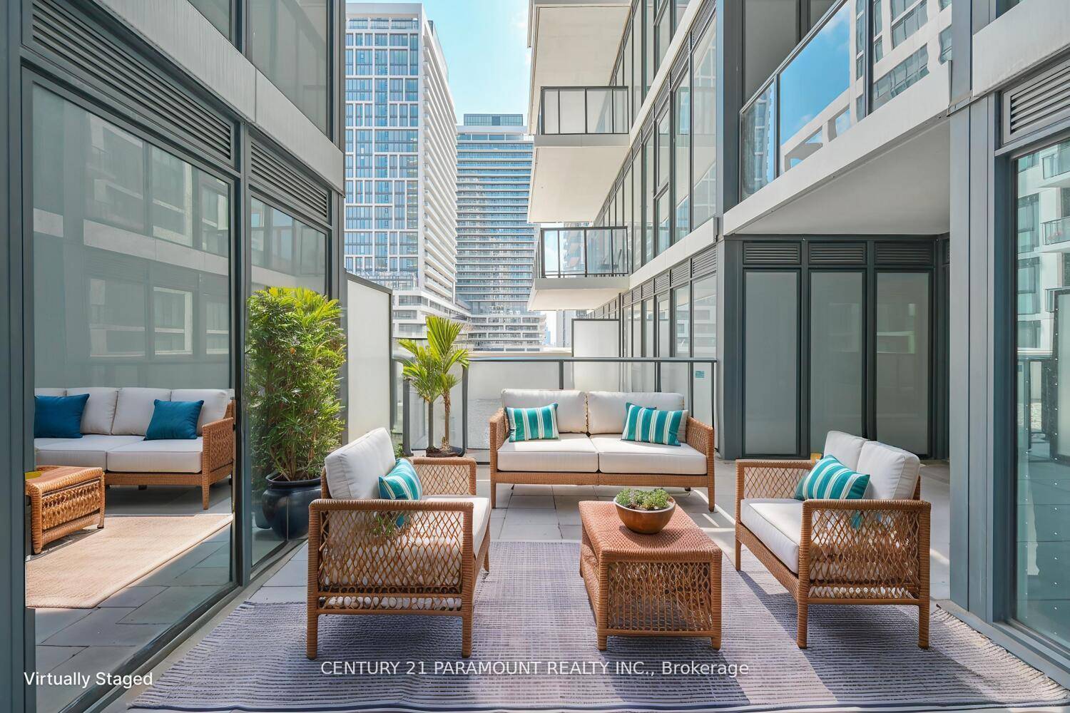 Huge private terrace approx.
