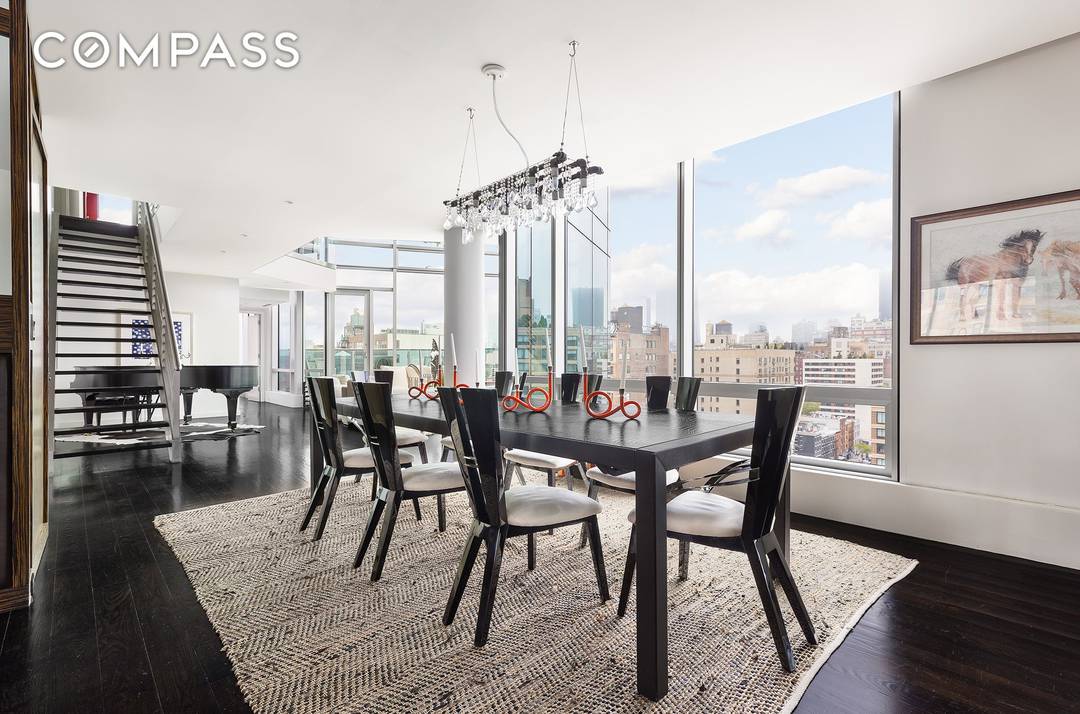 Conveniently positioned high above Central Chelsea, equidistant to West Chelsea Hudson Yards, the Flatiron District Union Square, and Greenwich Village just four streets south, this impressive Triplex penthouse delivers unprecedented ...