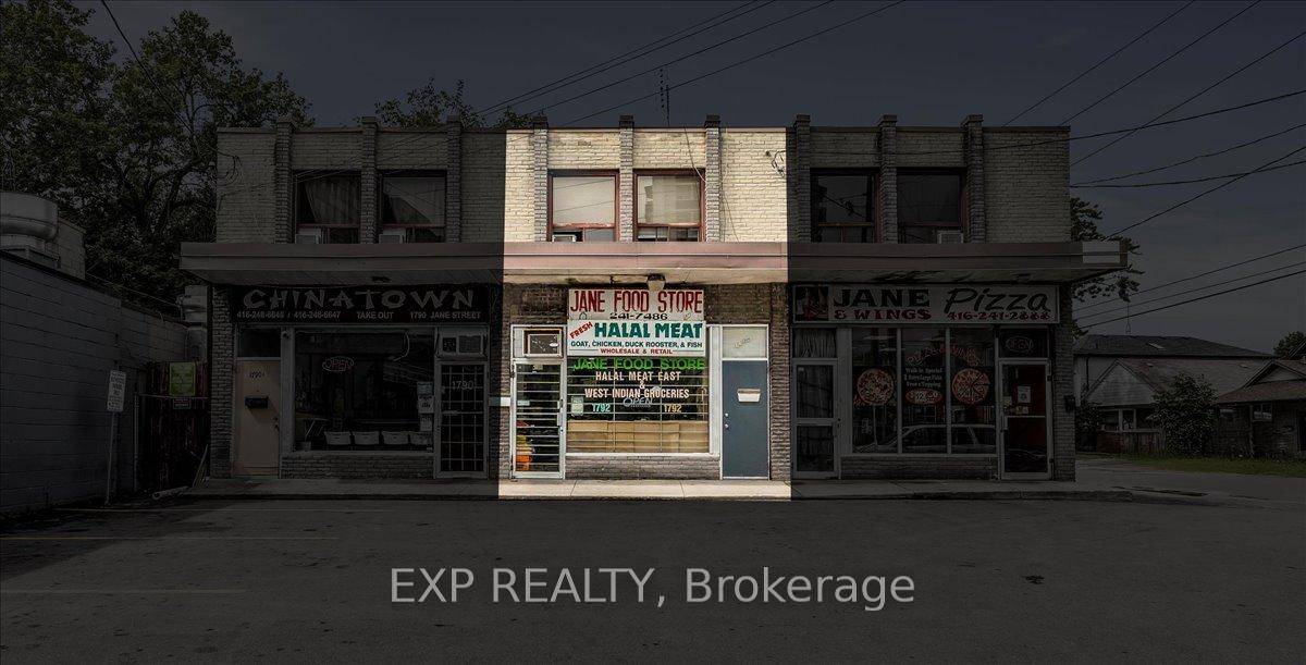 Prime storefront space with basement available for lease on busy Jane Street.