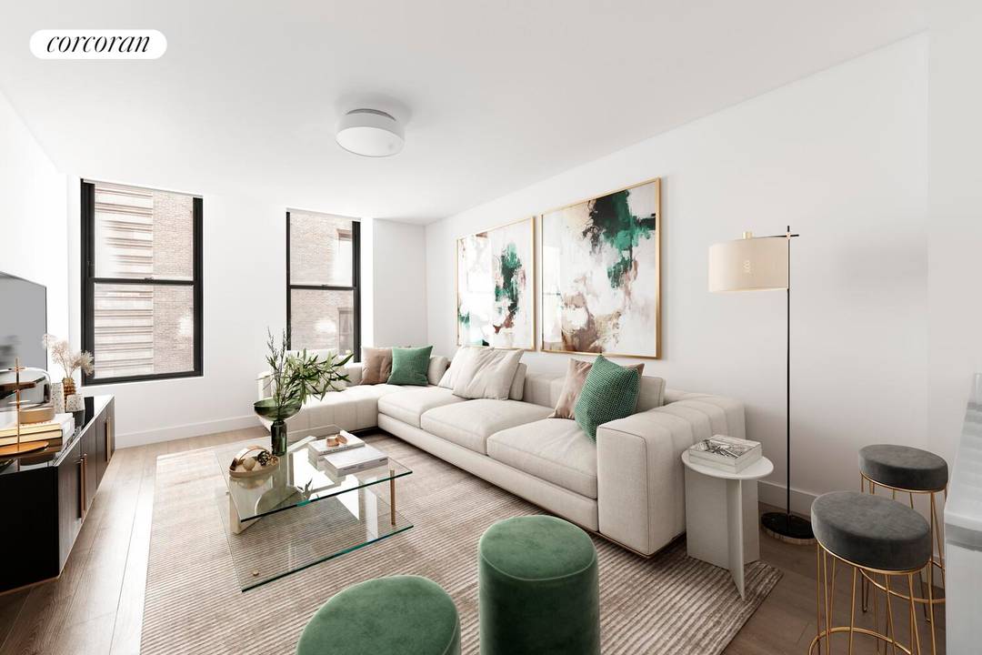 Soaring ceilings, oversized windows, an open layout, and 2 SIDE BY SIDE STORAGE UNITS make Residence 14N at The Broad Exchange Building the ideal downtown home for both everyday living ...
