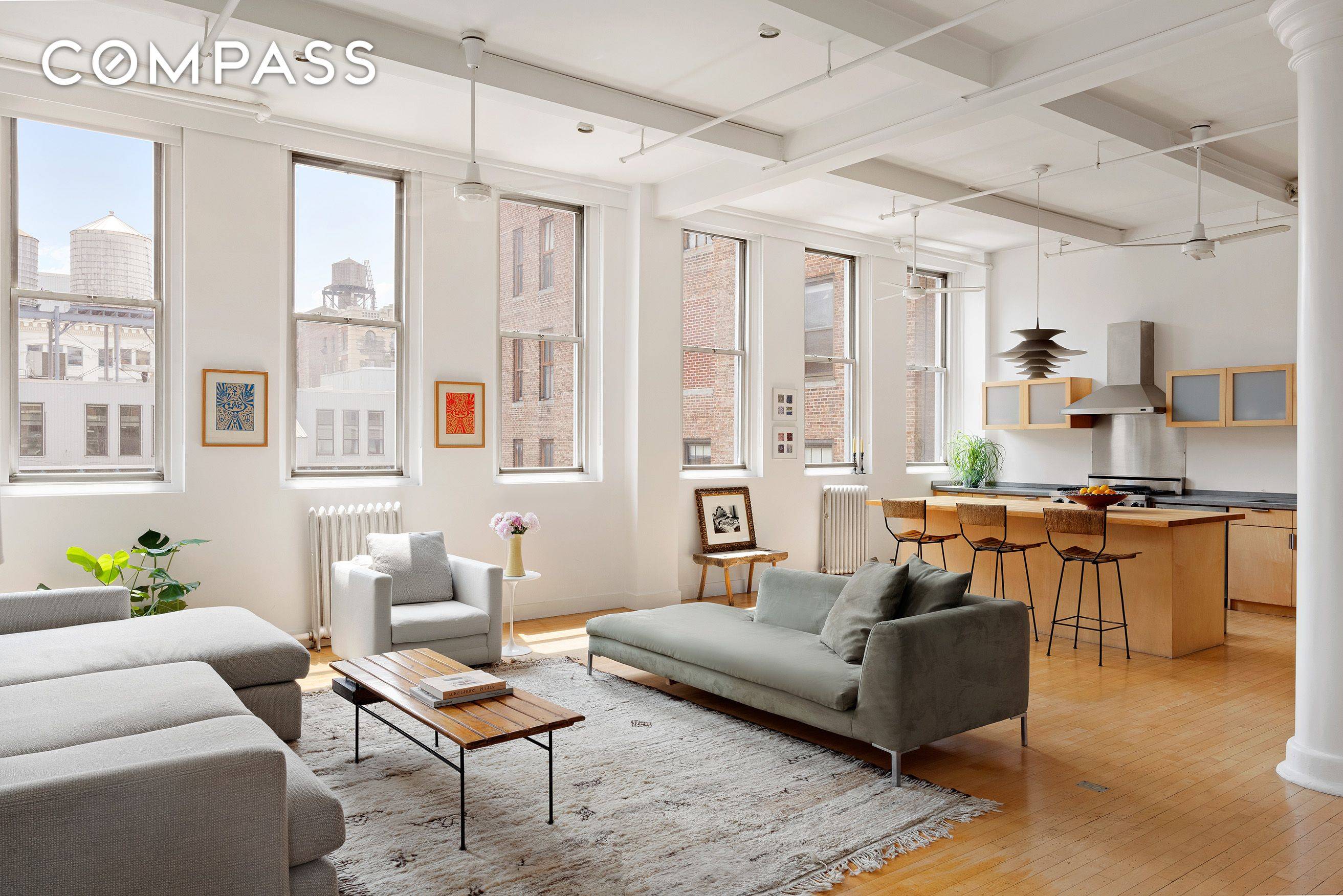 A perfect composition of light, scale, and livability, Residence 9B at 32 West 20th Street is a quintessential three bedroom Flatiron loft defined by its soaring ceilings, massive south and ...