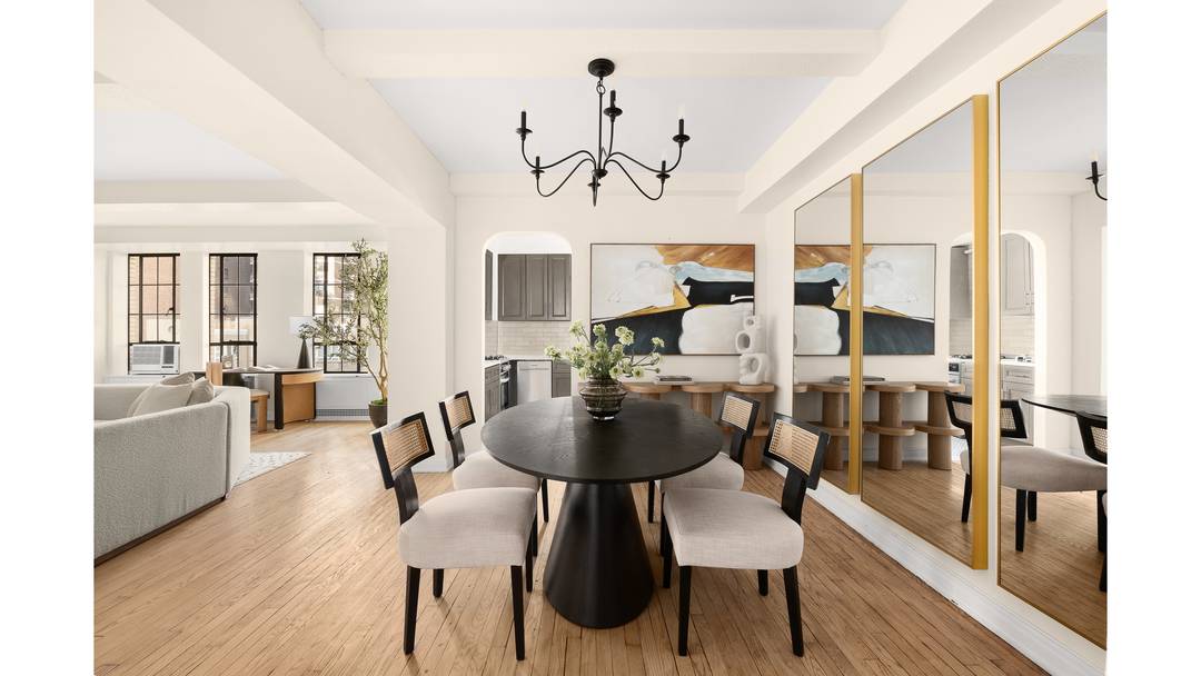Residence 8D is an extra large one bedroom home at The Parc Vendome, the distinguished pre war condominium at 340 West 57th Street, celebrated for its award winning formal gardens, ...