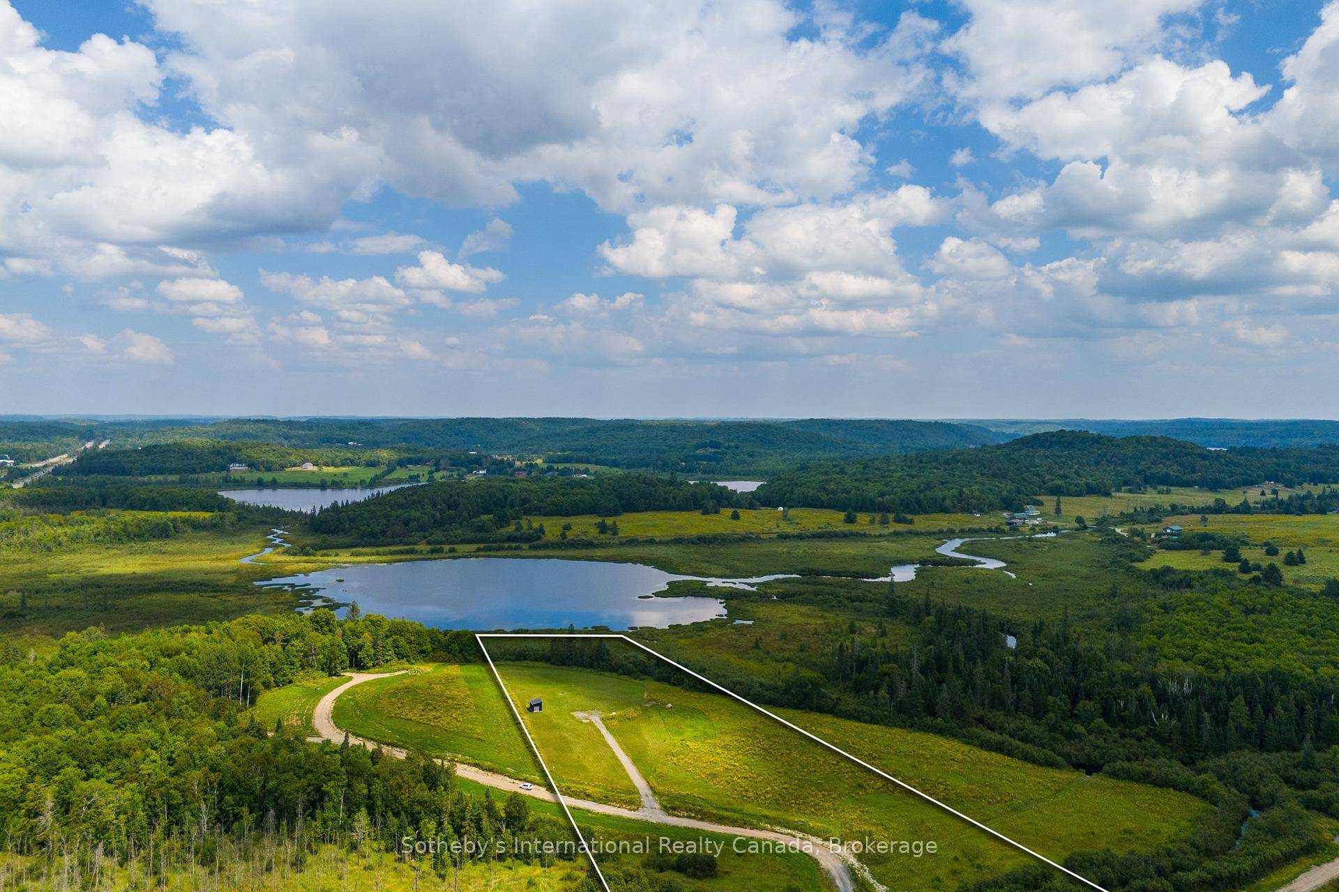 Discover the perfect opportunity to build your dream cottage or home on this stunning 8 acre waterfront lot, nestled just south of Huntsville.