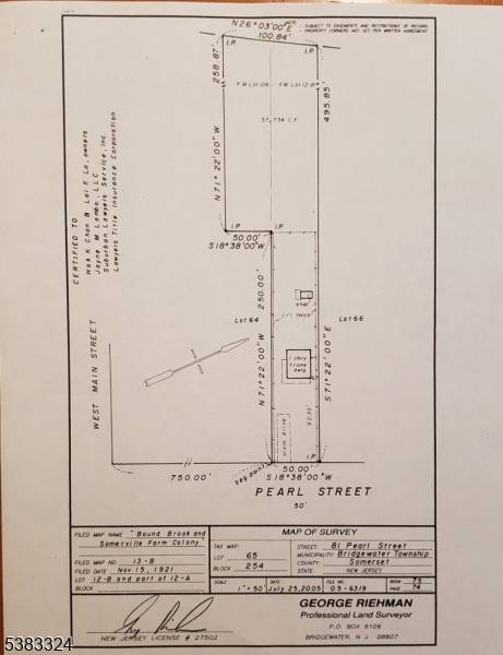 Almost one acre of property is desirable Bridgewater, ready for your new construction project !