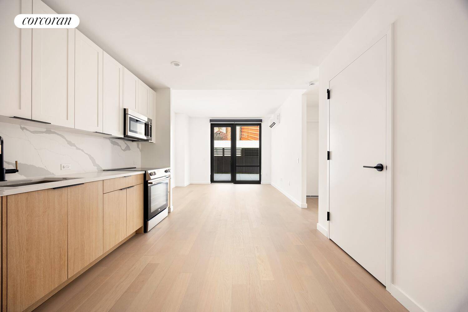Western Facing Designer one bedroom with Lower Manhattan, Downtown Brooklyn and NY Harbor Views and an exclusive rooftop patio.