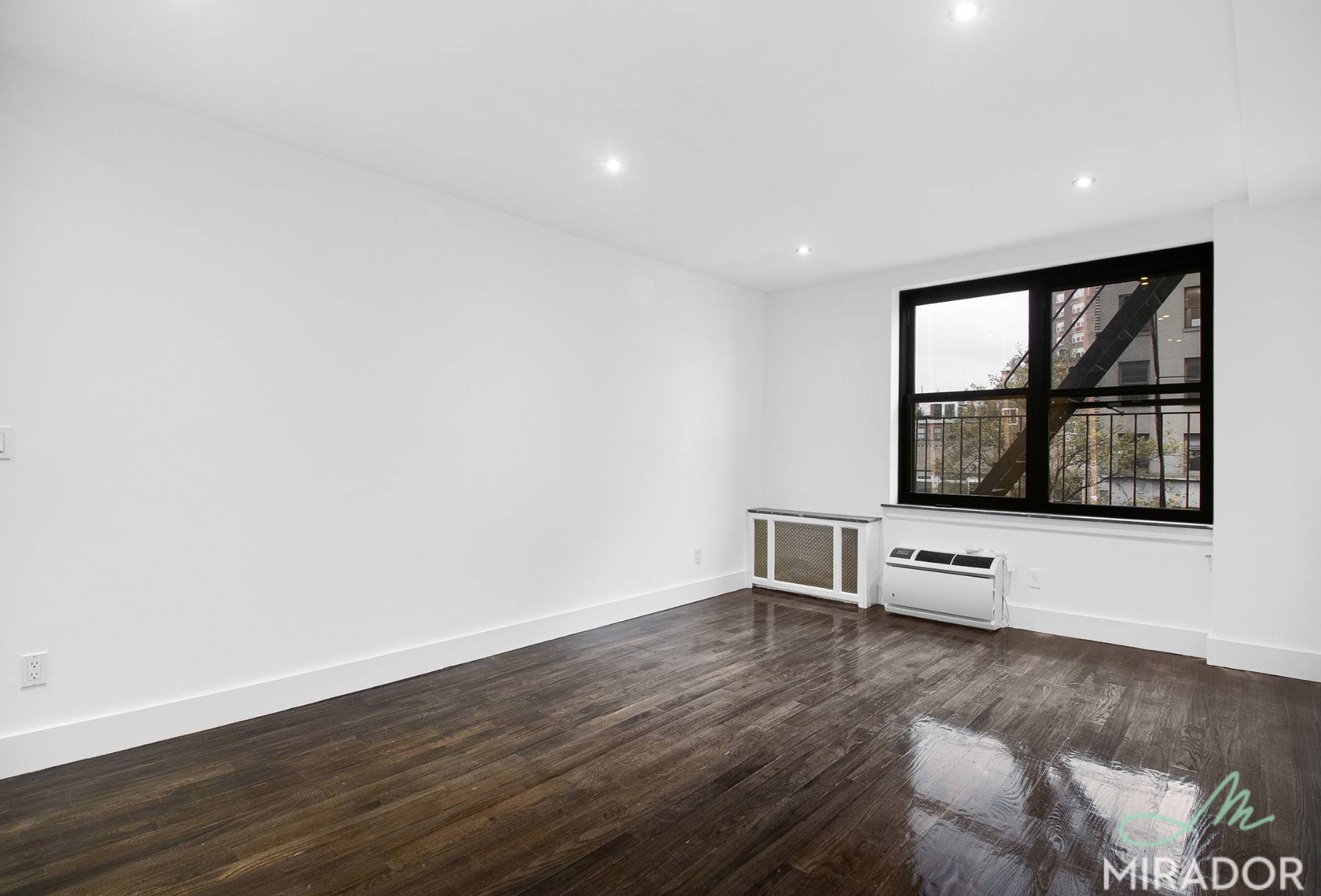 New studio apartment at True North Meatpacking a boutique elevator building.