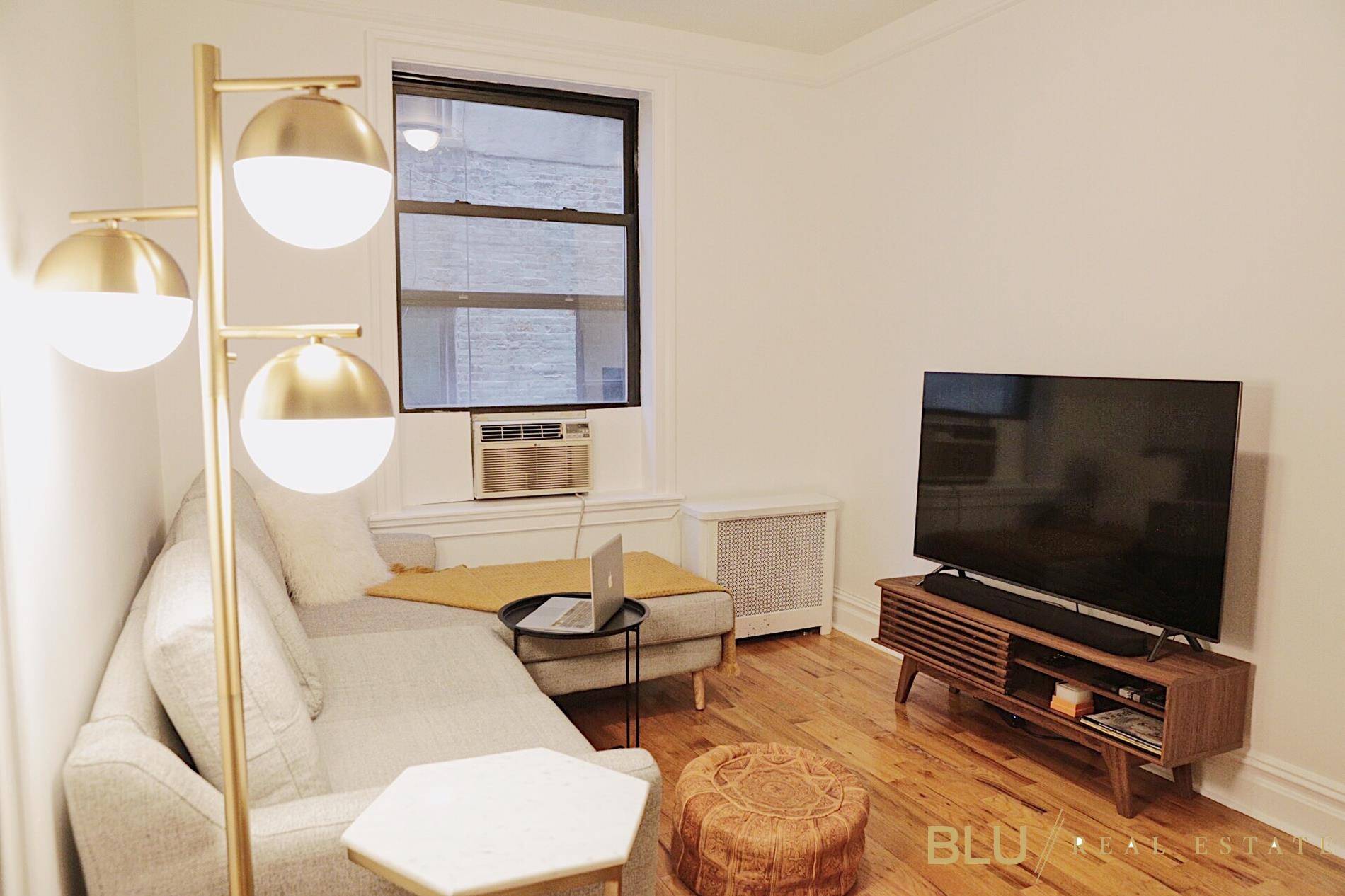 Located in the heart of Manhattan Valley, this split two bedroom one bathroom unit receives warm bright light.