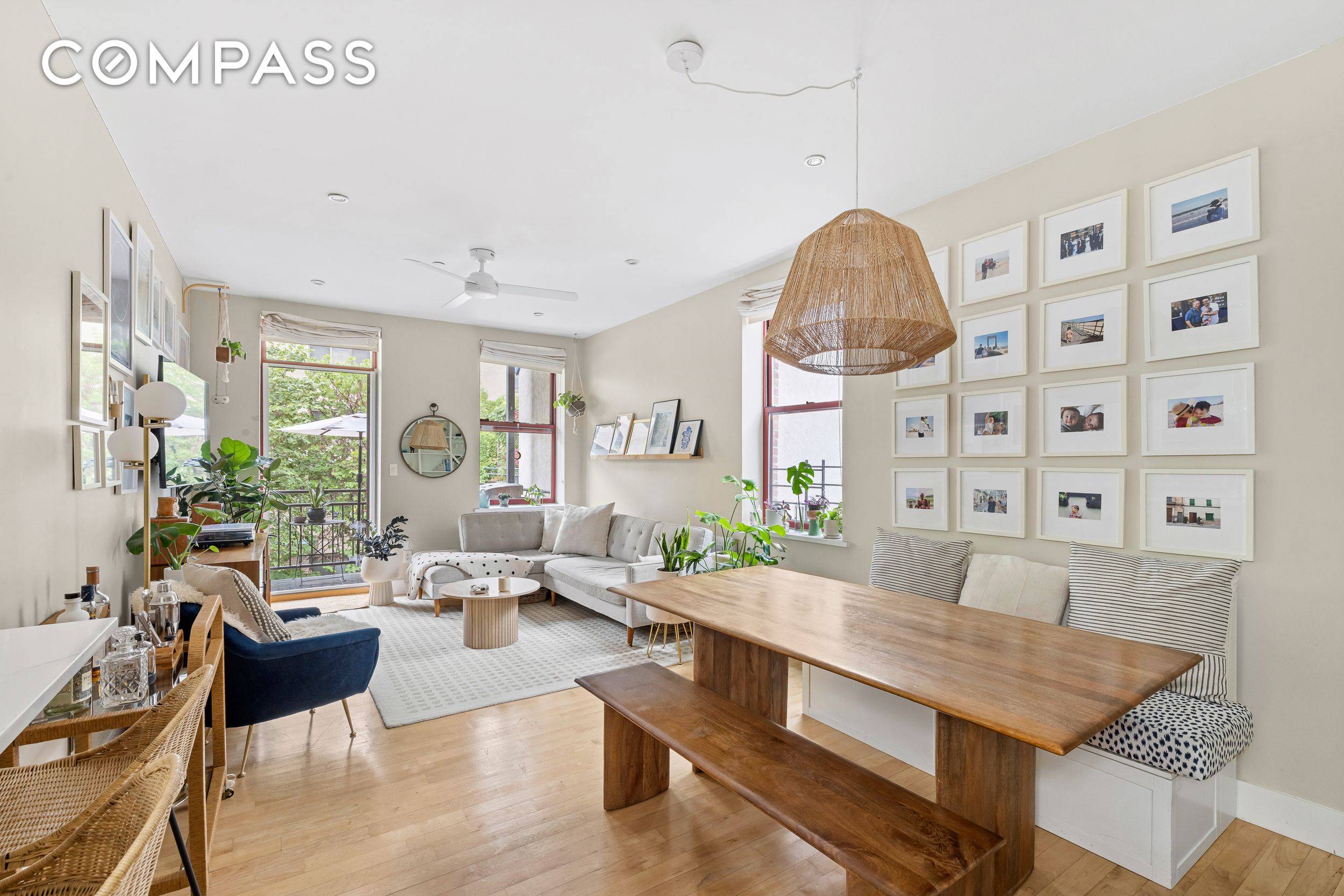 Welcome to 60 Tiffany Place, Unit 2G a pristine corner two bedroom, two bathroom condominium tucked away on one of Brooklyn s most enchanting cobblestone streets.