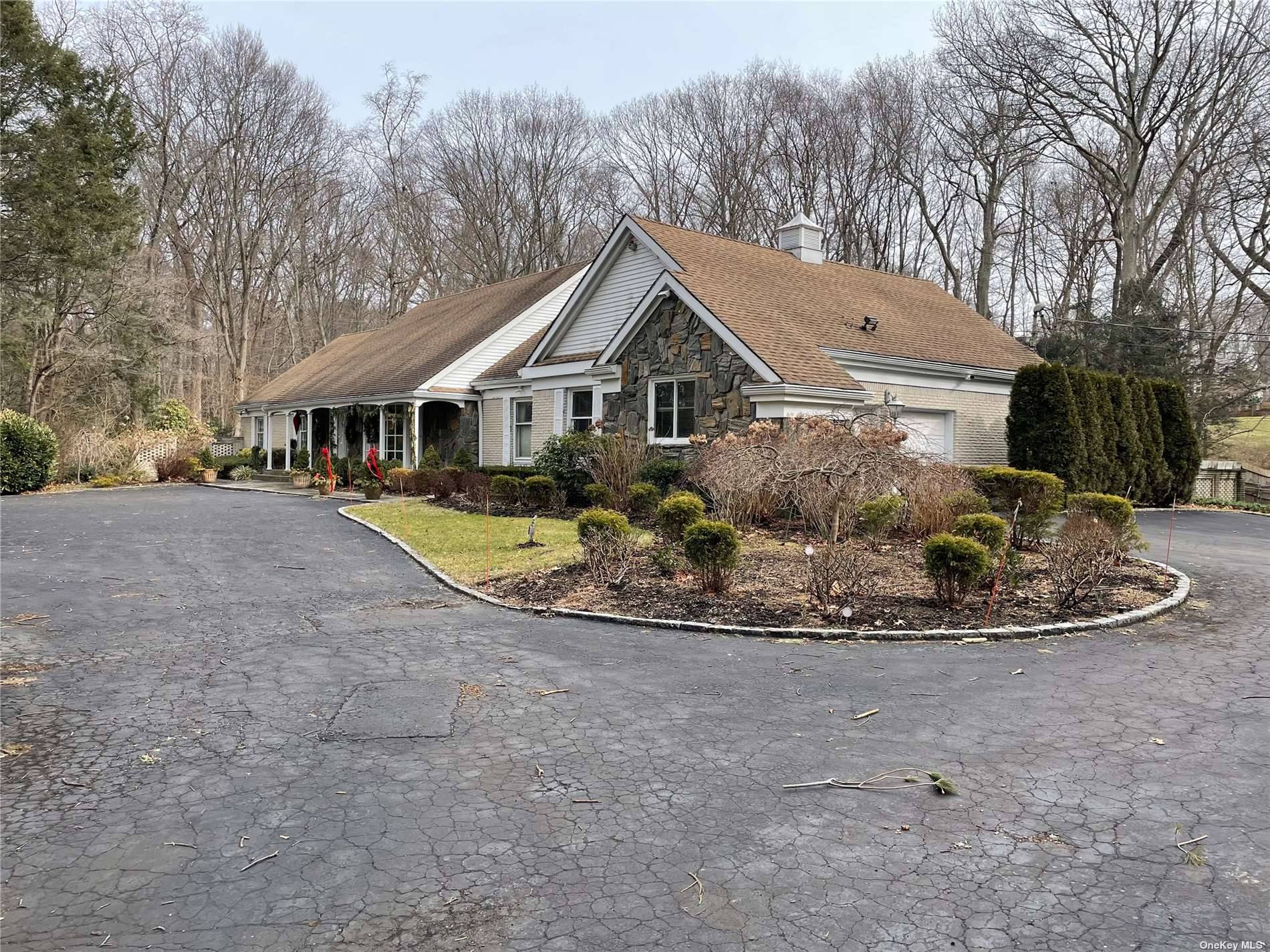 Old Brookville Farm Ranch on 2 Acres With 4, 500 Sqft of Living Space, Offers 5 Large Bedrooms, 5 1 2 Baths, EIK With Granite Countertops, SS Appliances, Hardwood Floors, ...