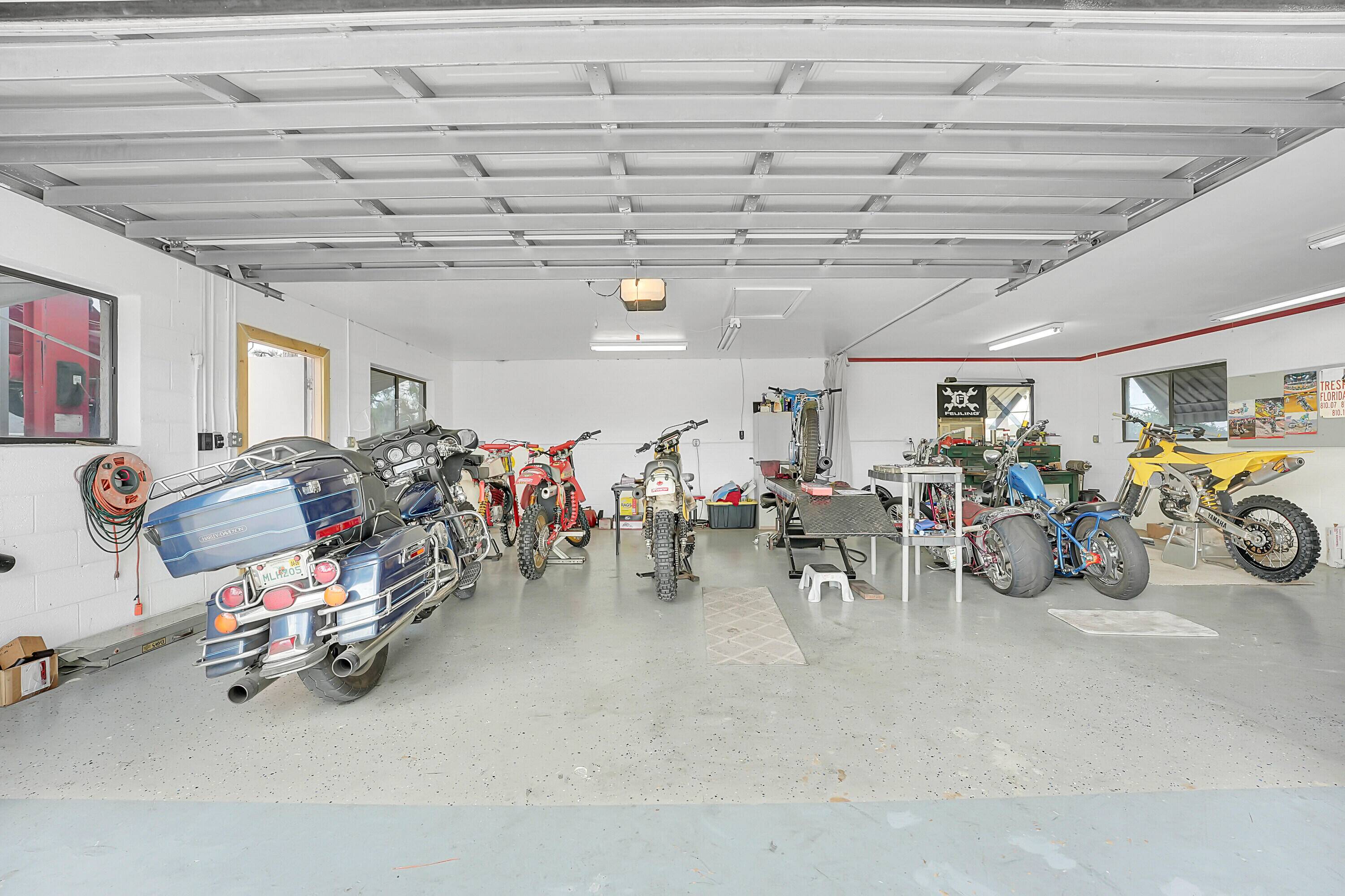 This property is ideal for car enthusiasts or DIY mechanics as it has a 24' x 12' carport with an 8, 000 lb car lift.