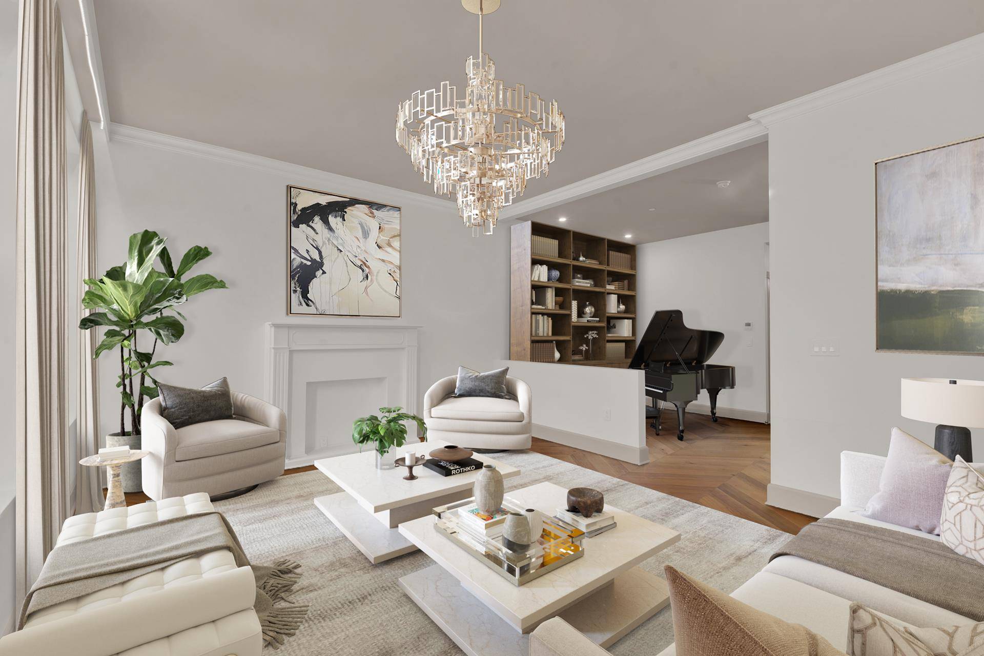 Welcome to an exquisite 1980 square foot duplex residence where timeless sophistication meets contemporary luxury.