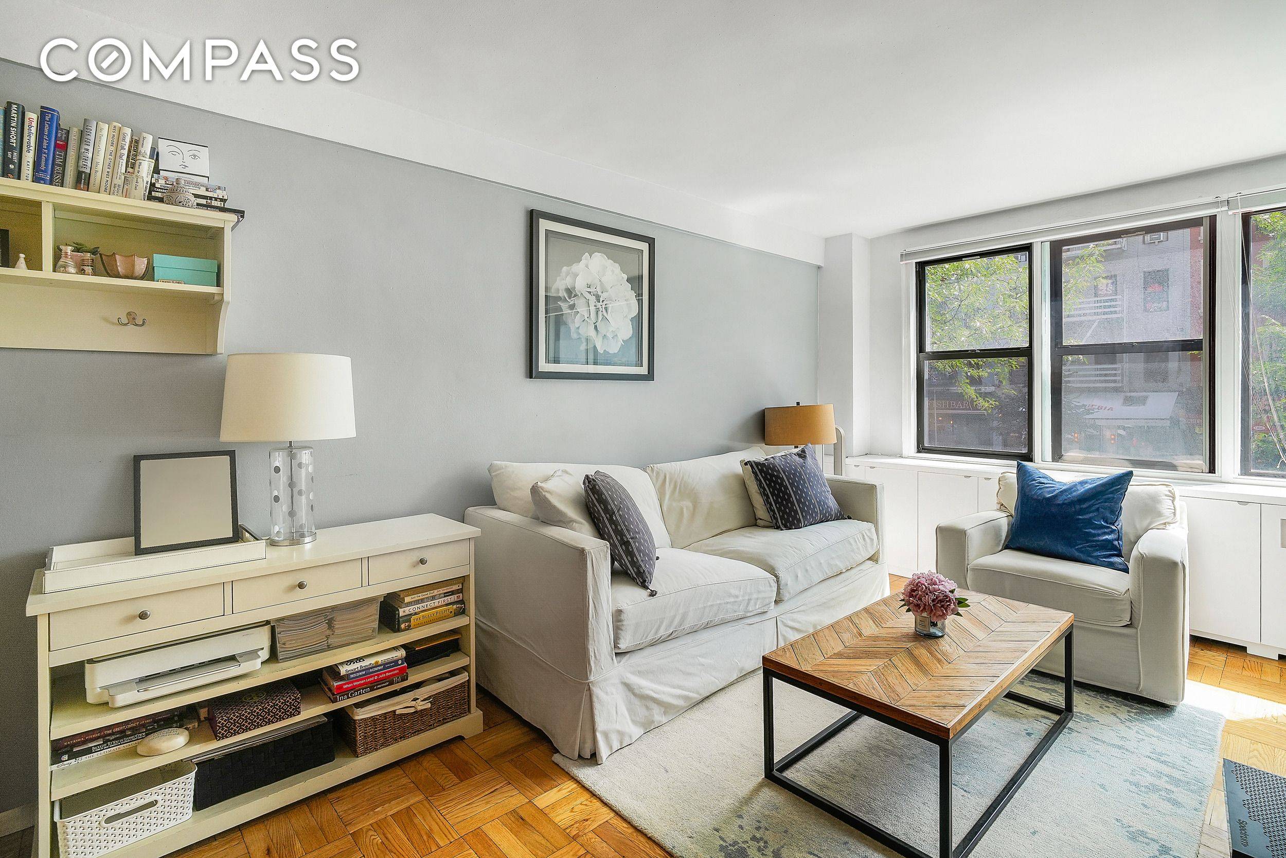 Bright Jr. One Bedroom Flooded with natural light, this cheerful converted alcove studio to a Jr.