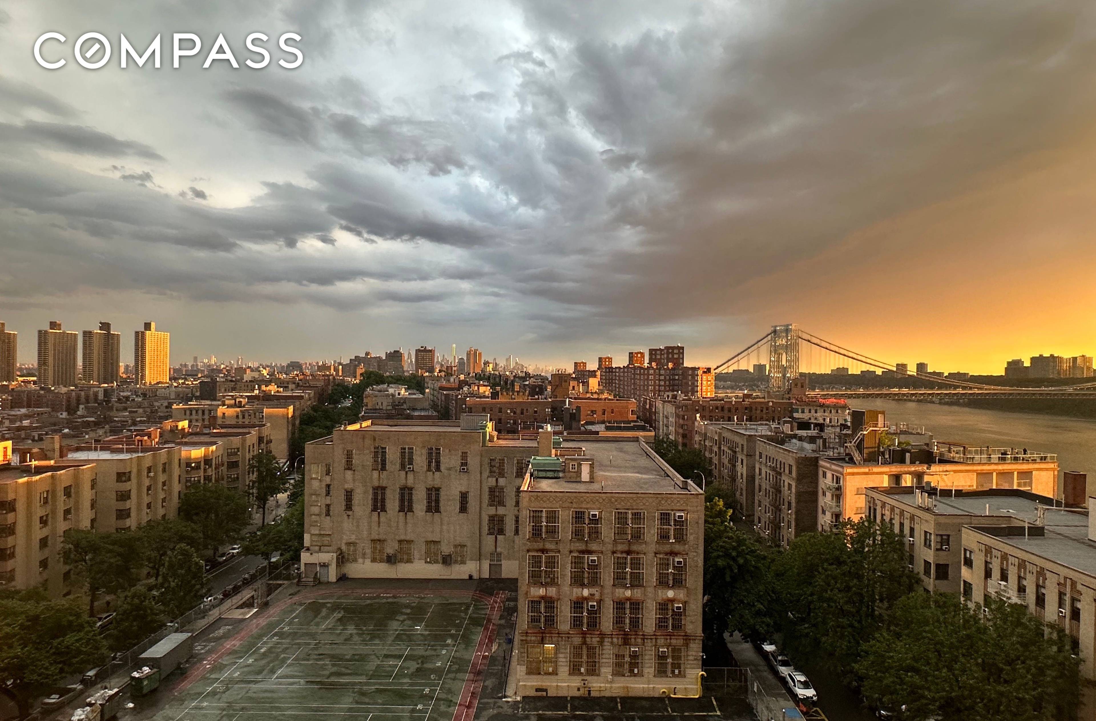 Stunning south facing bridge views greet you every morning with magically evening sunsets.