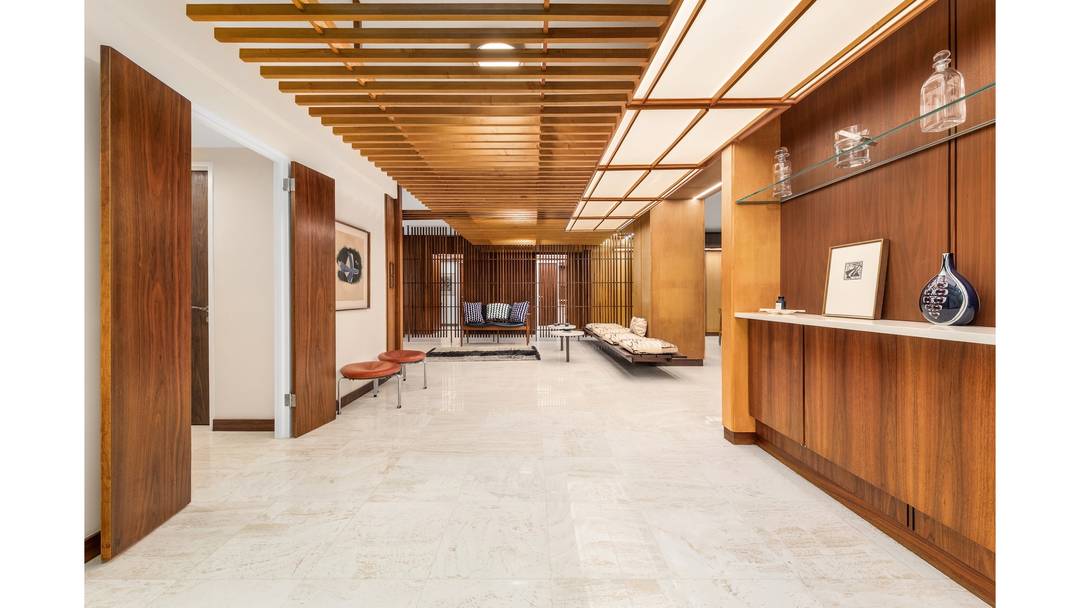 This extraordinary second floor residence offers a rare combination of scale, serenity, and seamless indoor outdoor living.