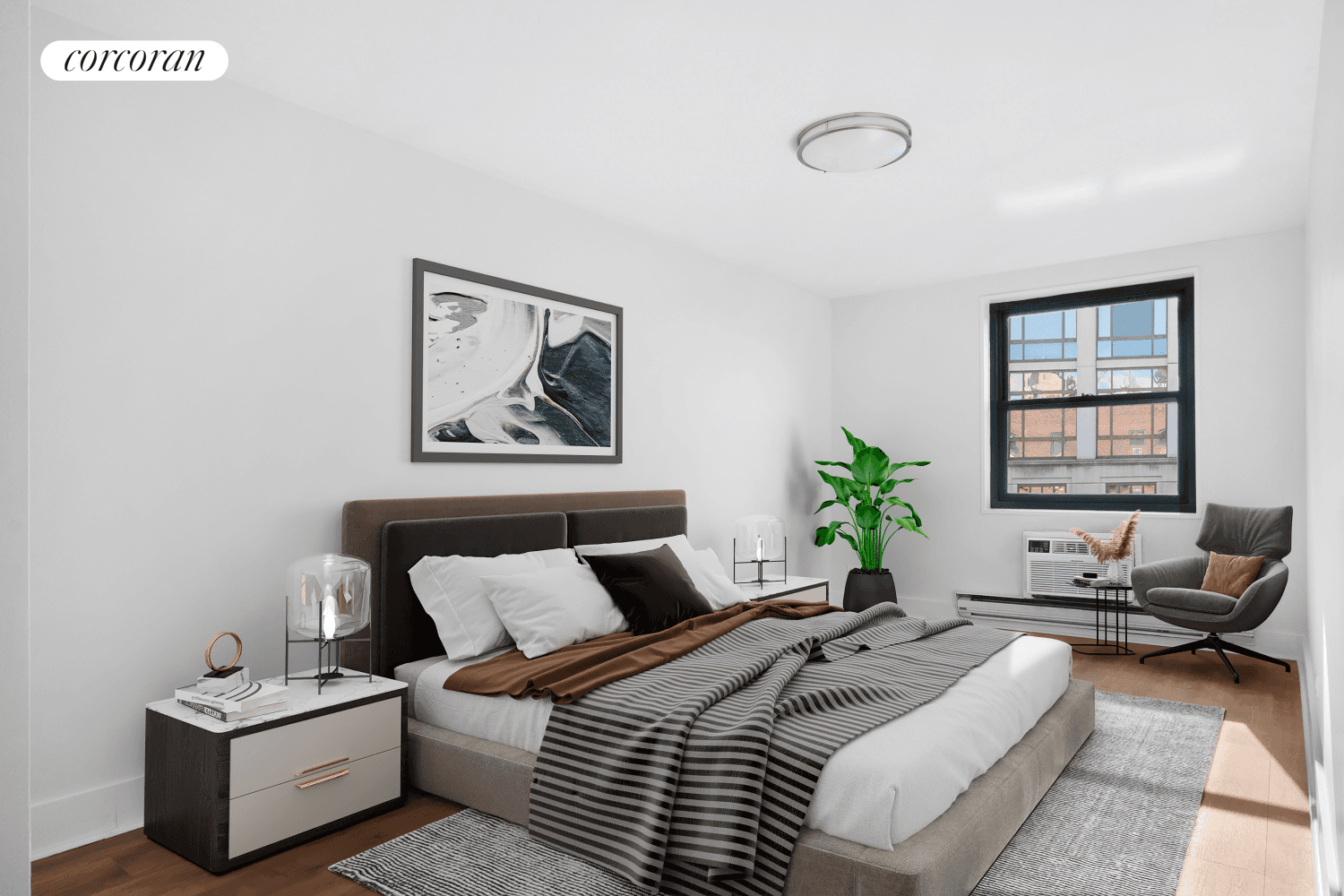 The largest of the 2 BR lines in West Village Houses, 115 Morton Street 4B offers stunning luminosity and views, given the South Exposure.