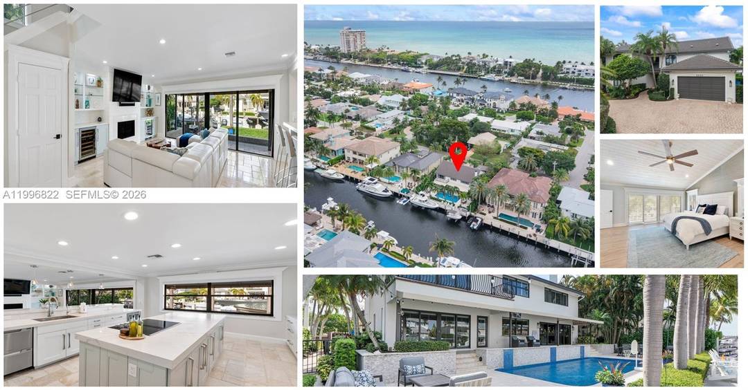 Rare opportunity to own a beautifully renovated deepwater estate home on prestigious Lake Placid in Lighthouse Point.