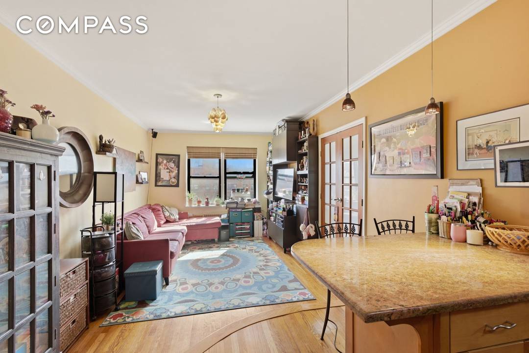 Apartment 6K at 160 West 85th Street is a rare top floor residence that seamlessly blends classic Upper West Side charm with thoughtful modern upgrades.