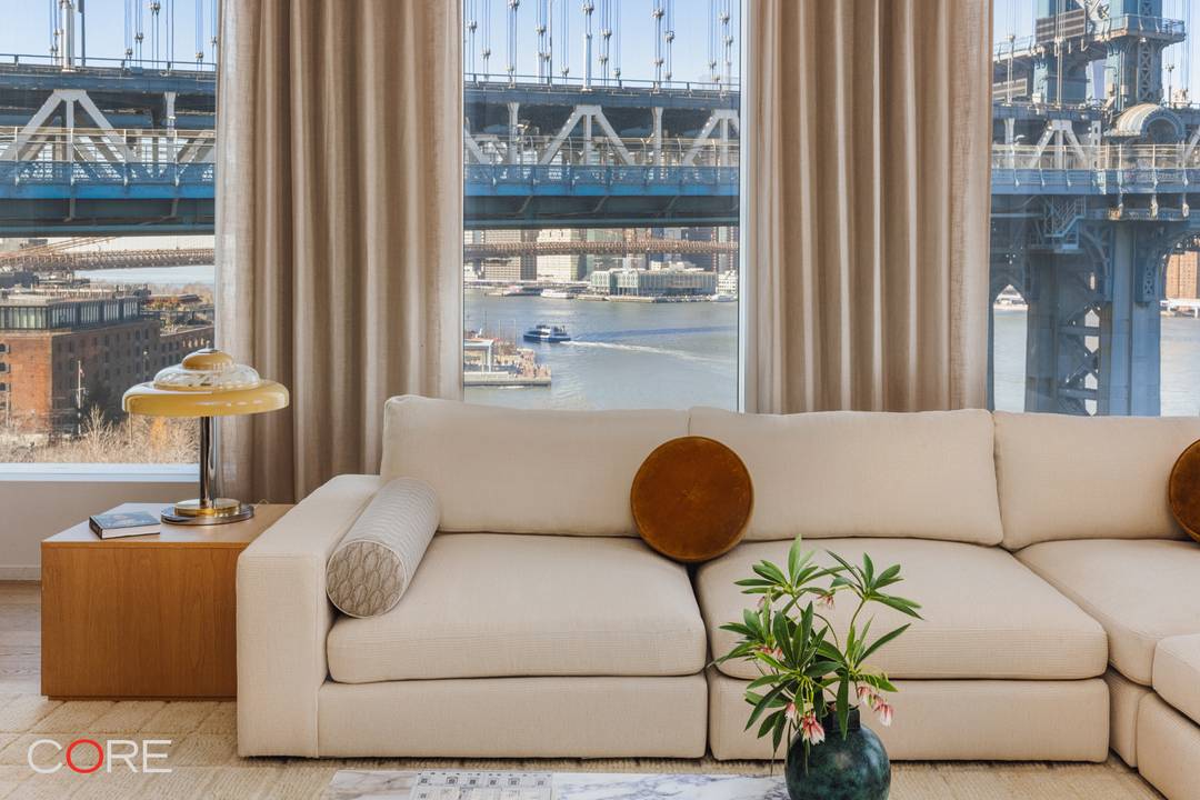 An abundance of light pours into Residence 10B at One John Street.