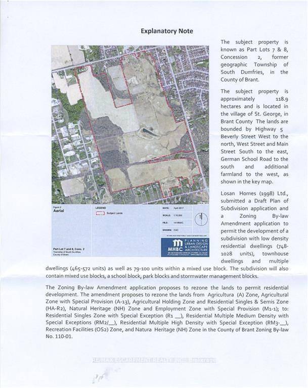 Subdivision Draft Plan For Future Surrounding Land Development Site, Attention Investors Purchase This 7.