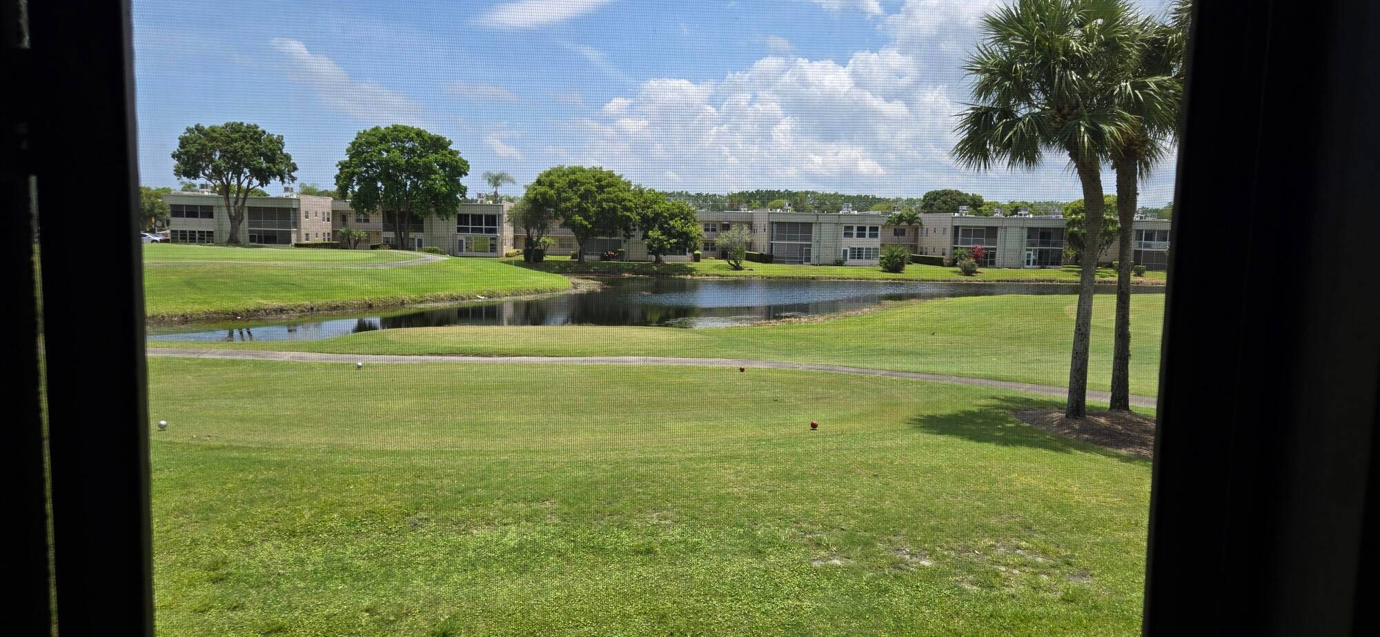 Golf water views ! One of the most beautiful buildings on the golf course.
