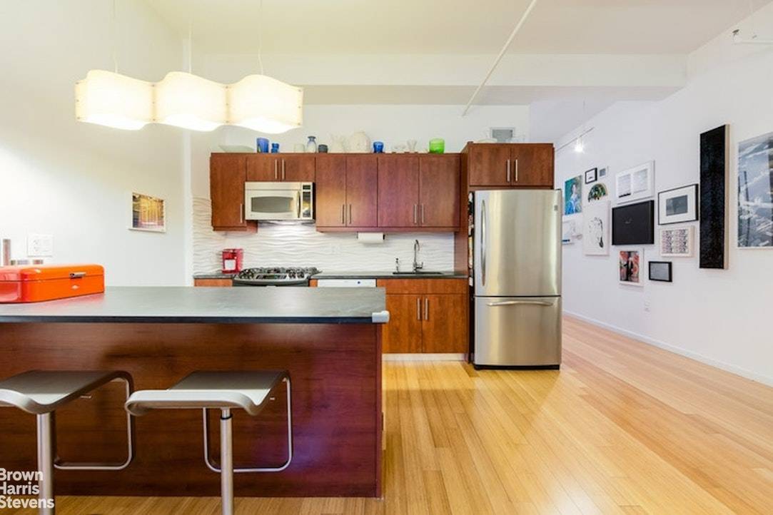Available September 1 Fabulous loft with over 1, 400 SF, this home features a PRIVATE terrace, accessible from the living room.
