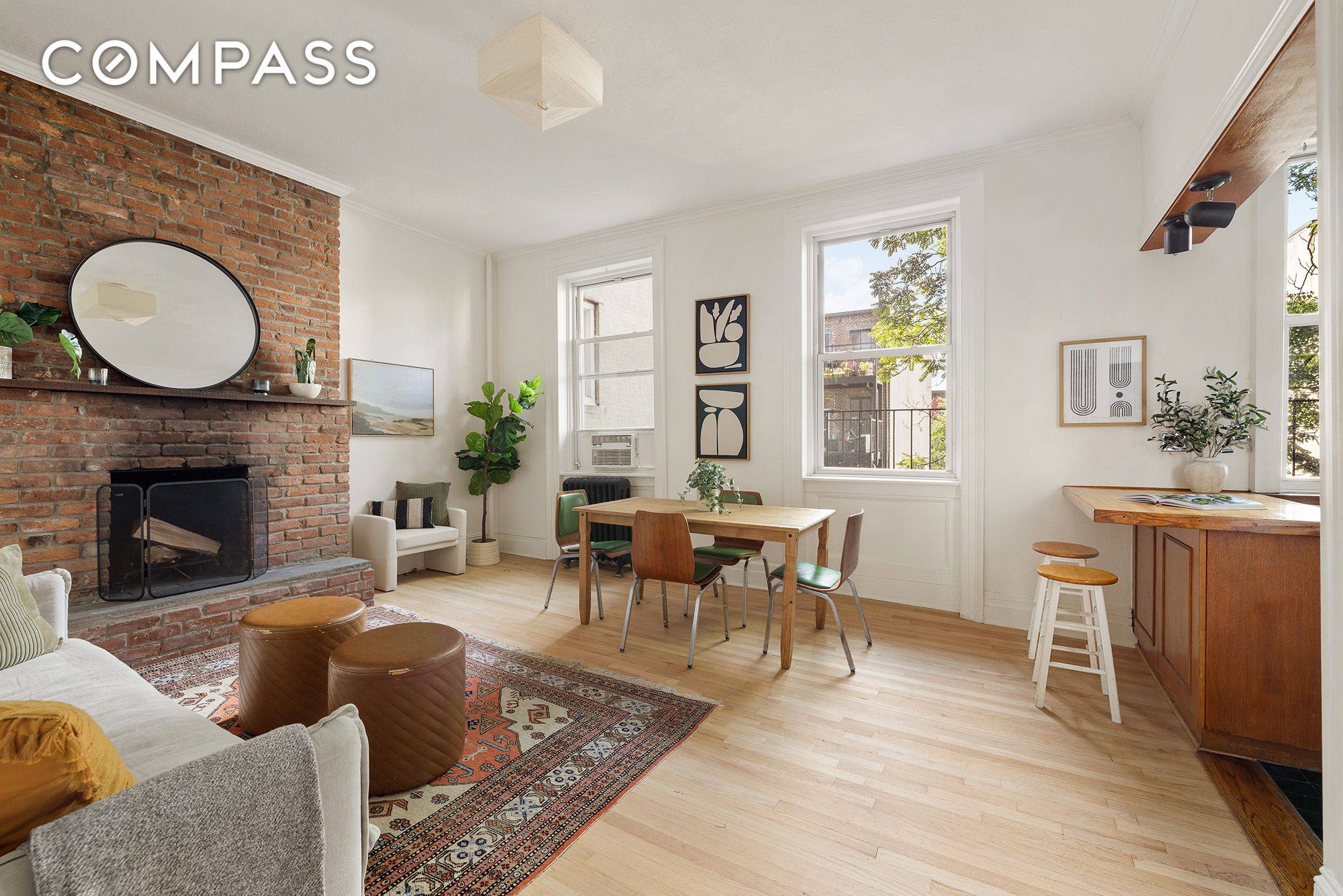 Nestled on one of Brooklyn Heights most beautiful tree lined blocks, this charming 2 bedroom, 1 bath home blends prewar character with modern upgrades.