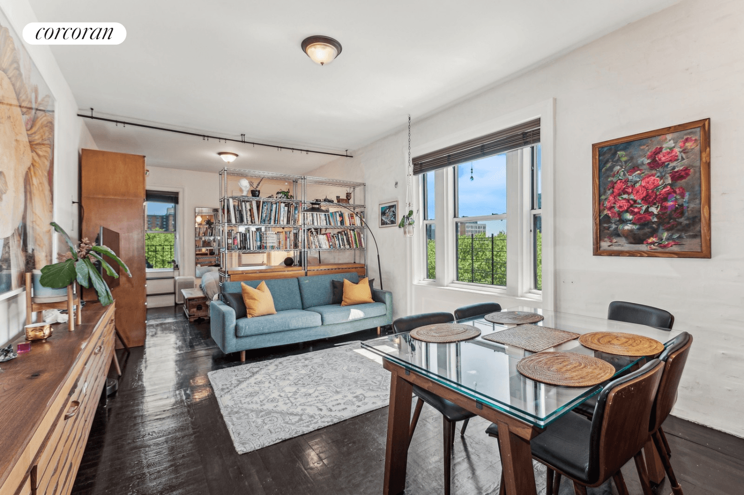 Nestled in a sought after corner of a vibrant neighborhood, this exceptional loft embodies the essence of urban living.