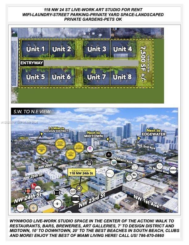 Wynwood land with a 8 plex generation income.
