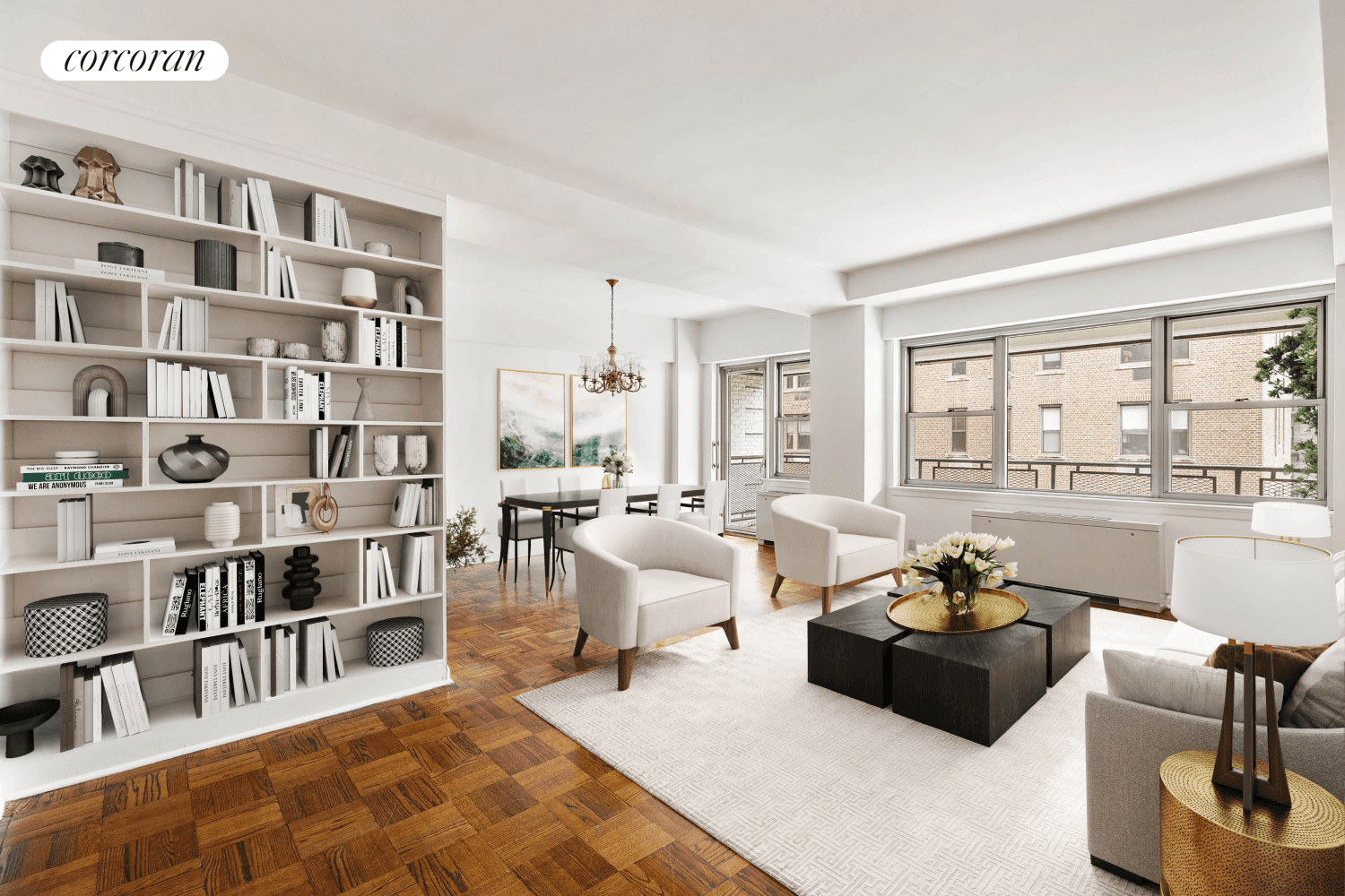 Welcome to Residence 9D at The Parc a home that stands out with features rarely found elsewhere in the building.