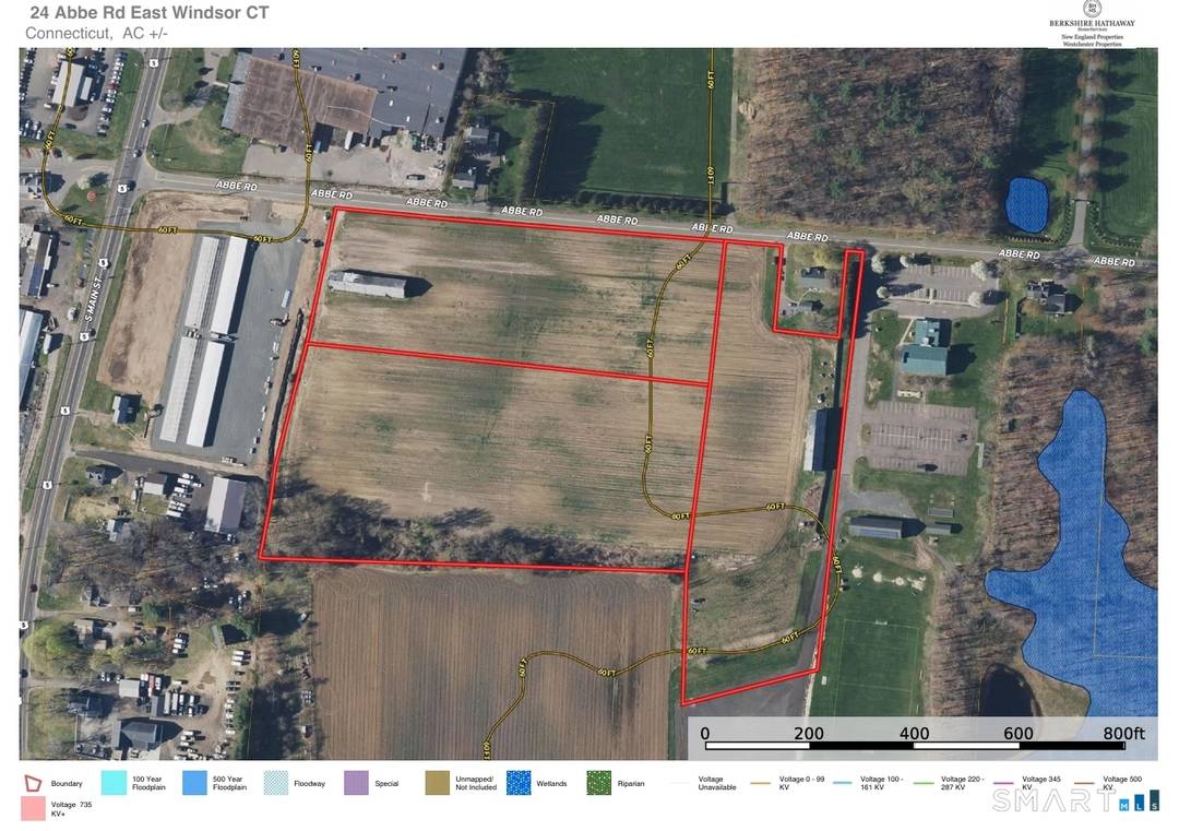 Industrial land development opportunity in East Windsor.
