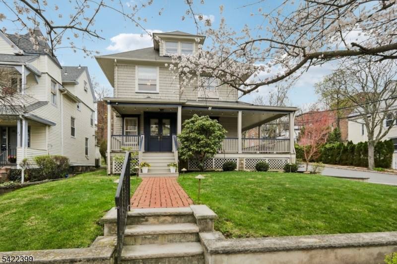 This stunning and spacious Victorian set on a corner lot, lined with charming cherry blossom trees, embodies the sought after Montclair lifestyle, where the city meets the suburbs.