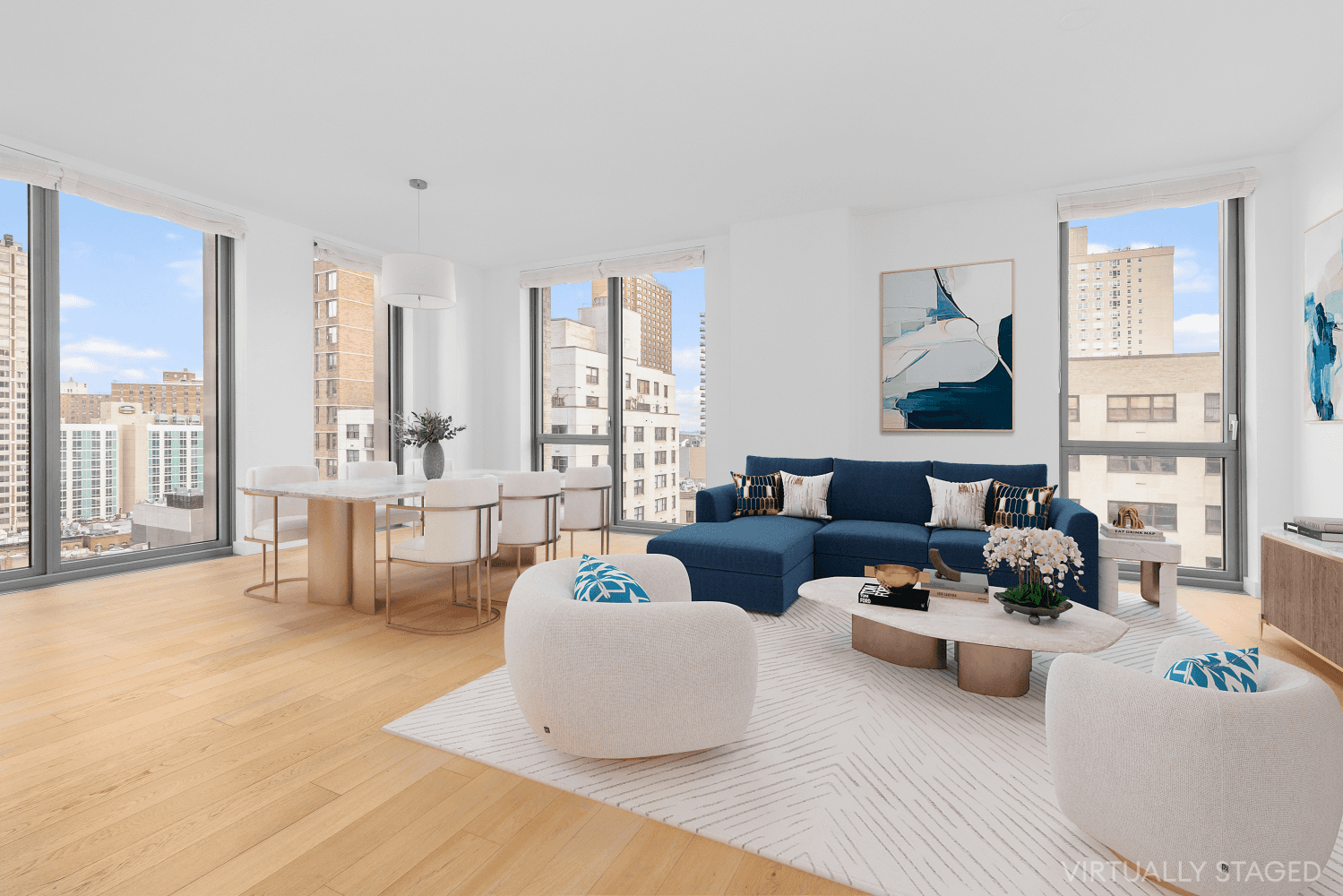 Surround yourself in Upper East Side luxury in this expansive three bedroom, three and a half bathroom high floor residence at Citizen360, an exceptional full service condominium.