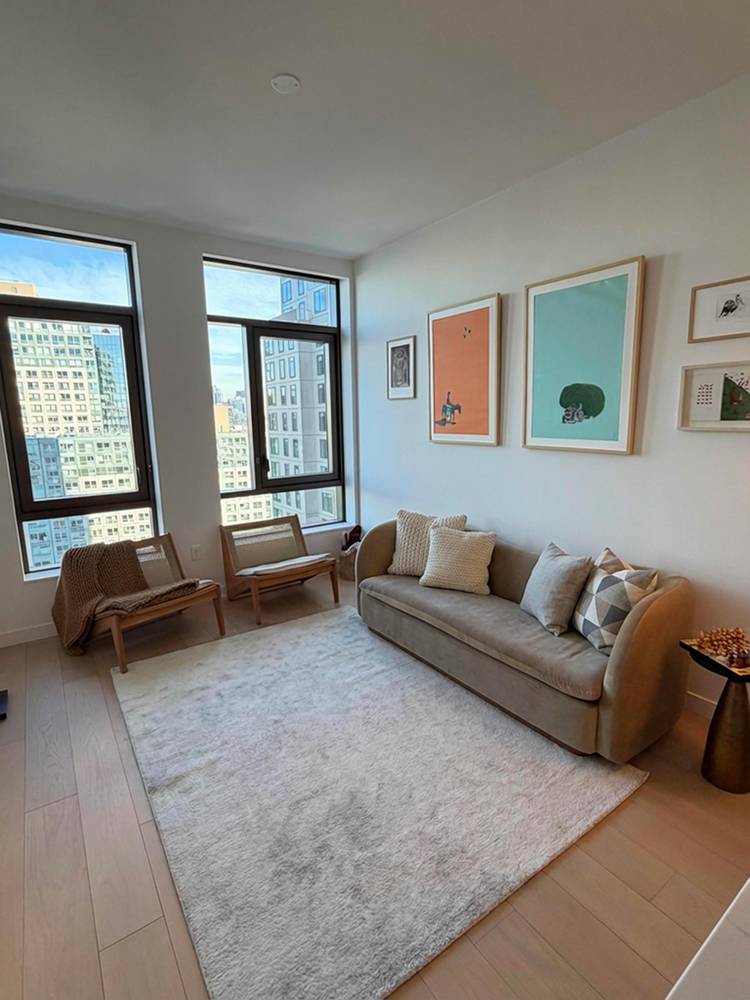 Enjoy spa living in NYC at this pristine, brand new one bedroom residence at the coveted One Williamsburg Wharf condo.