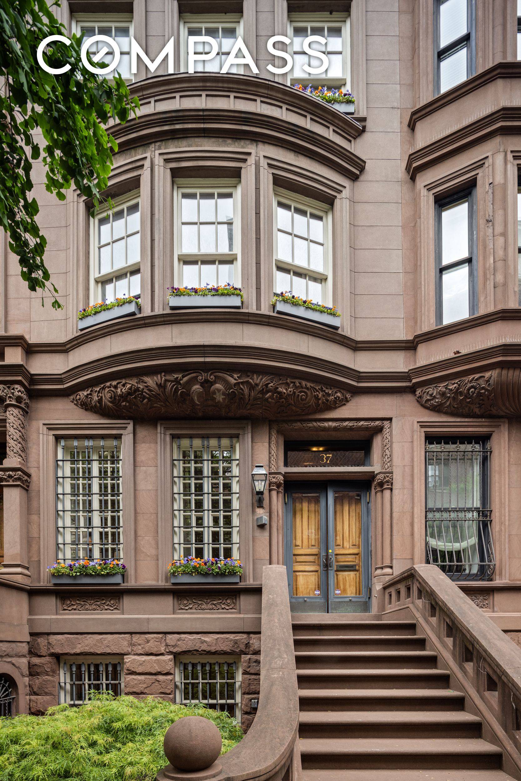 37 West 70th Street is a distinguished 20 wide single family brownstone, rich in well preserved historic detail, a half block west of Central Park.