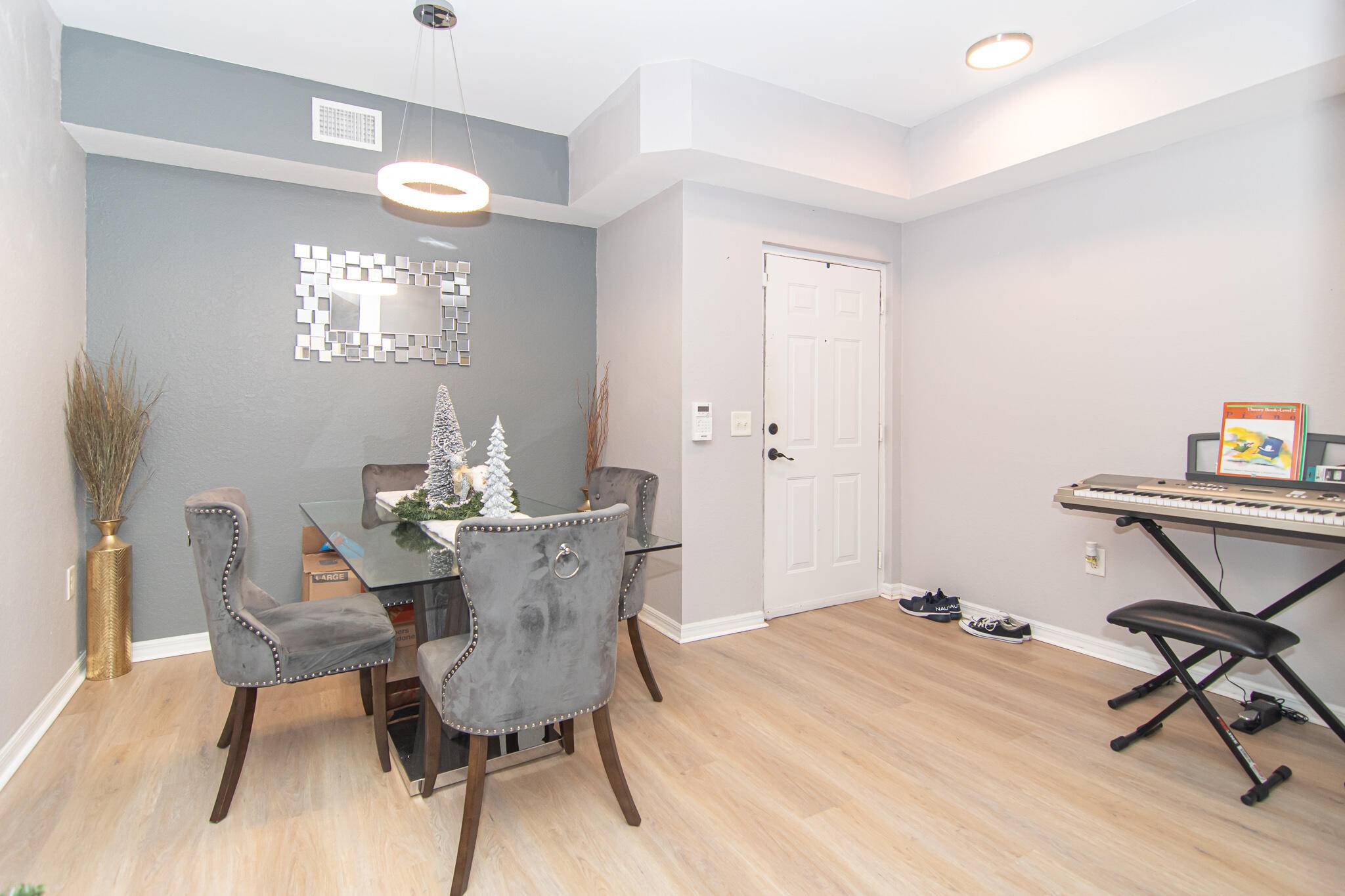 Beautiful and very spacious 2 2 condo with attached 1 car garage in a gated community.