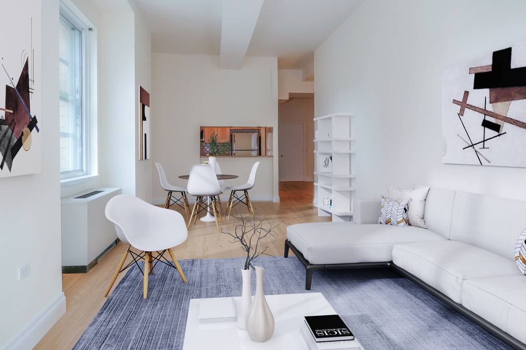 Stunning views from this spectacular one bedroom, two bathroom corner residence.