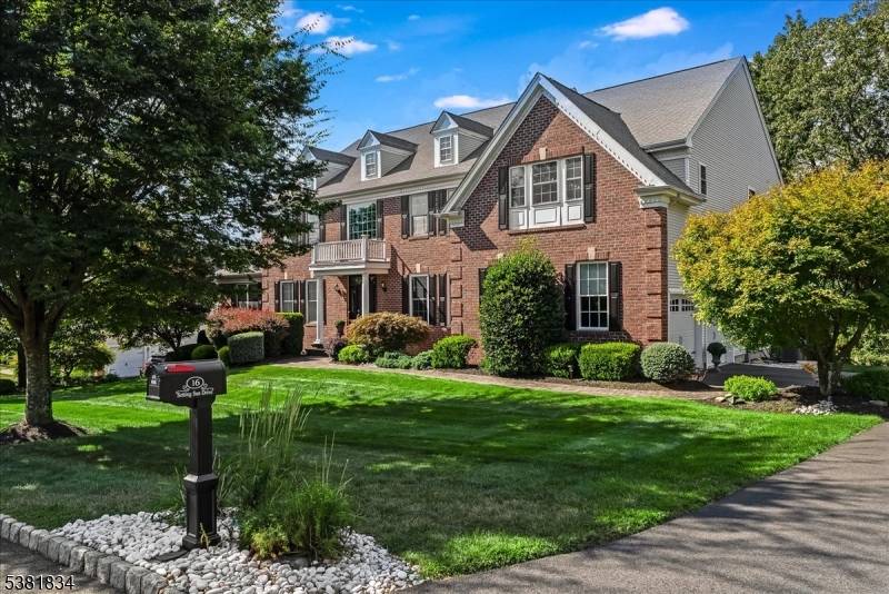 Majestic Brick Front Colonial with 5 Bedrooms and 3.