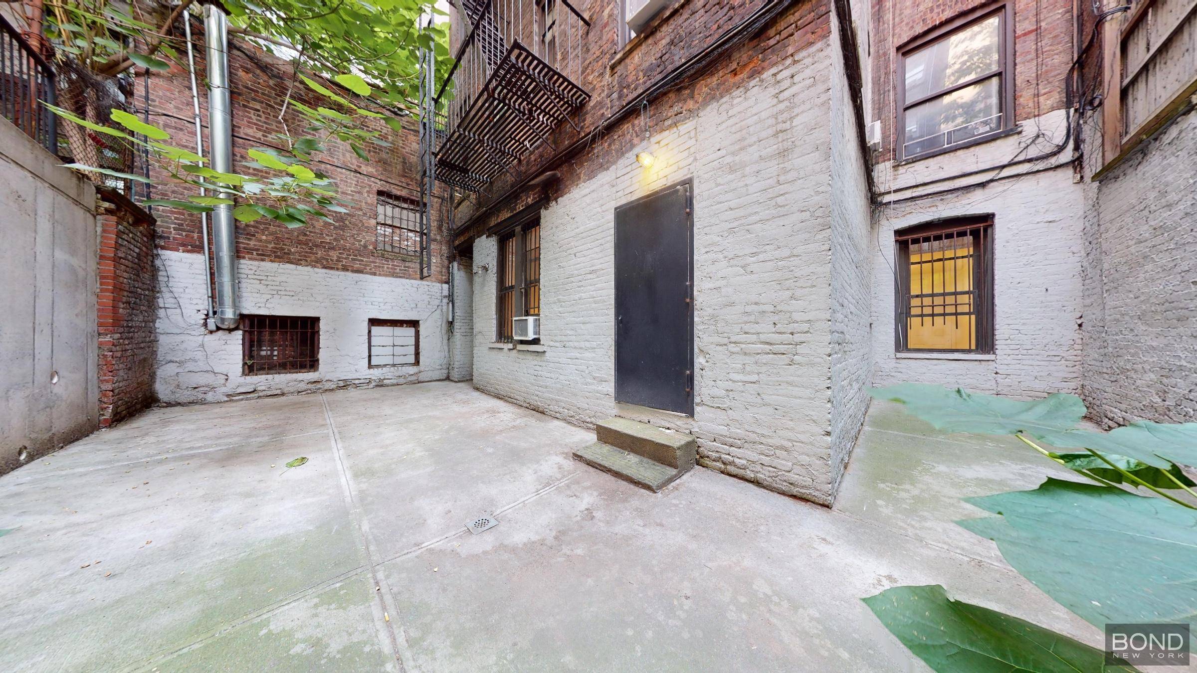 Renovated 2 bedroom with a backyard in the heart of East Village.