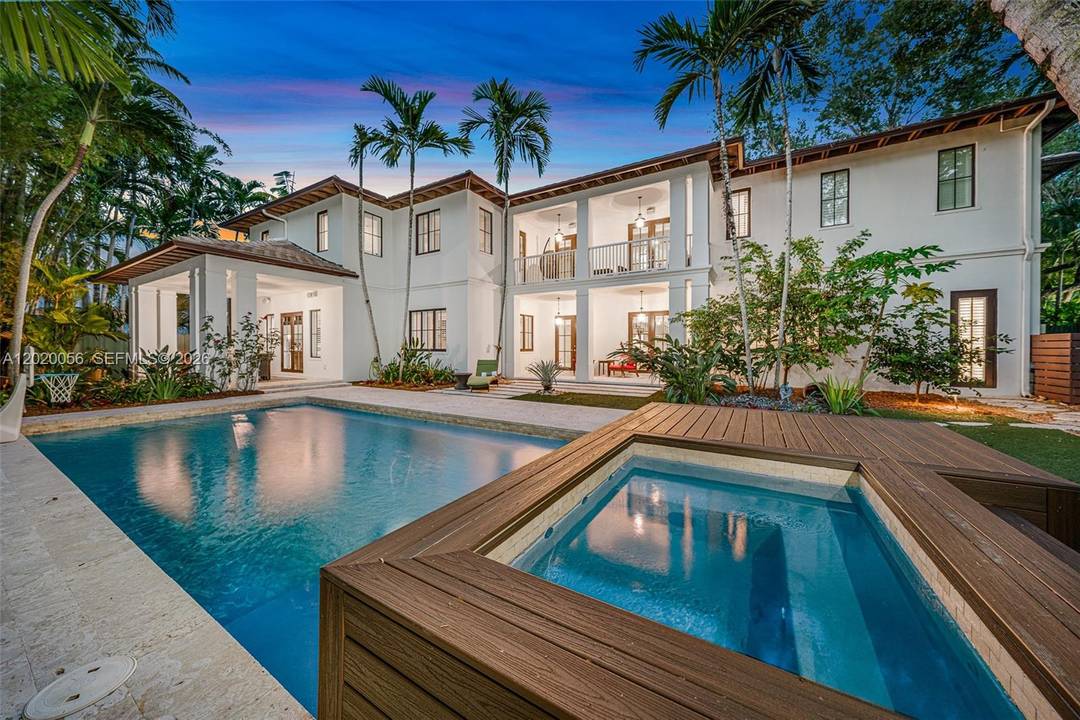 Nestled in the heart of coveted South Coconut Grove, this beautifully updated estate sits on an expansive 13, 000 SF lushly landscaped lot and offers 5, 825 SF under A ...