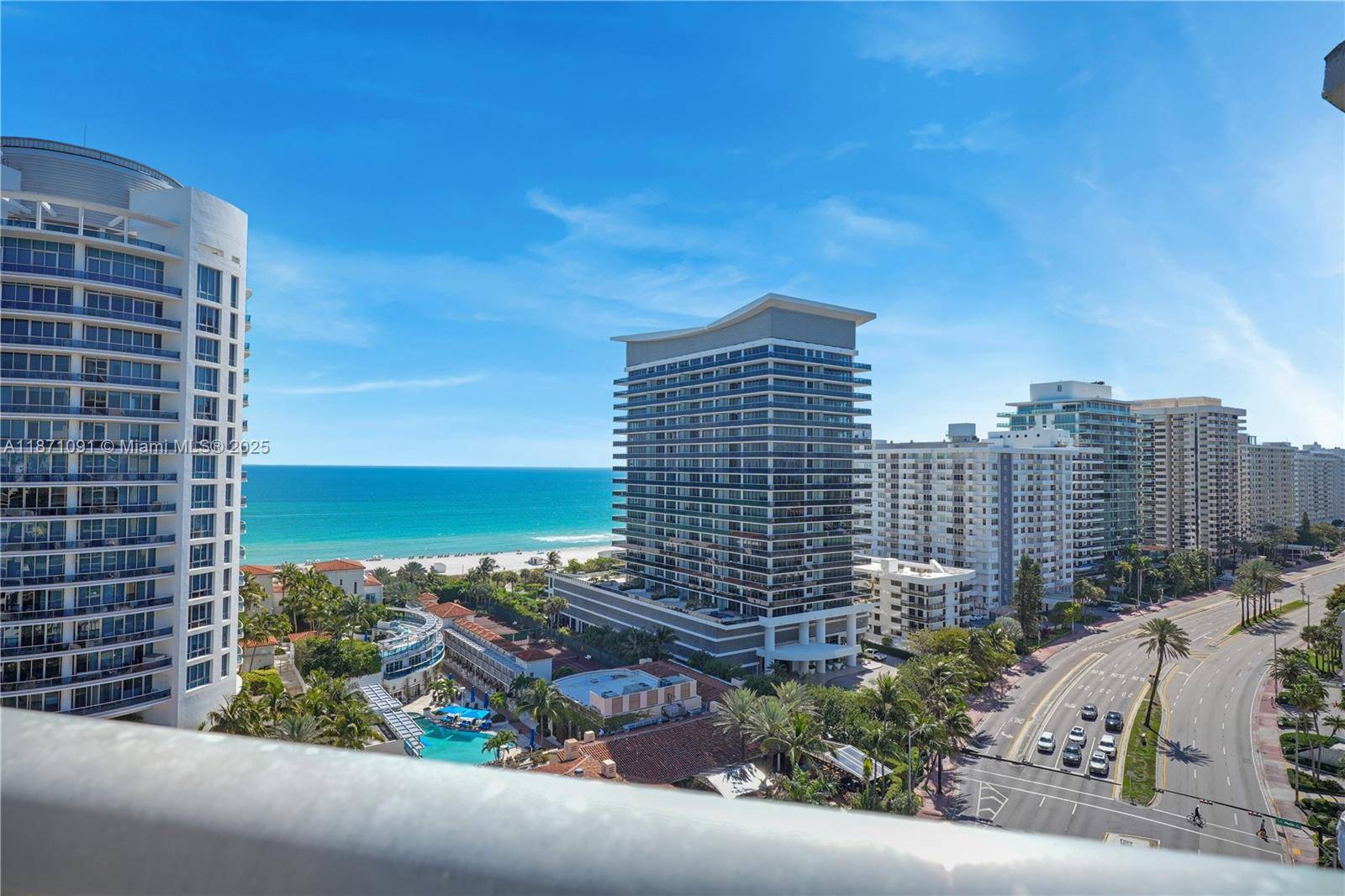 Unique condo with ocean views and intracoastal views.