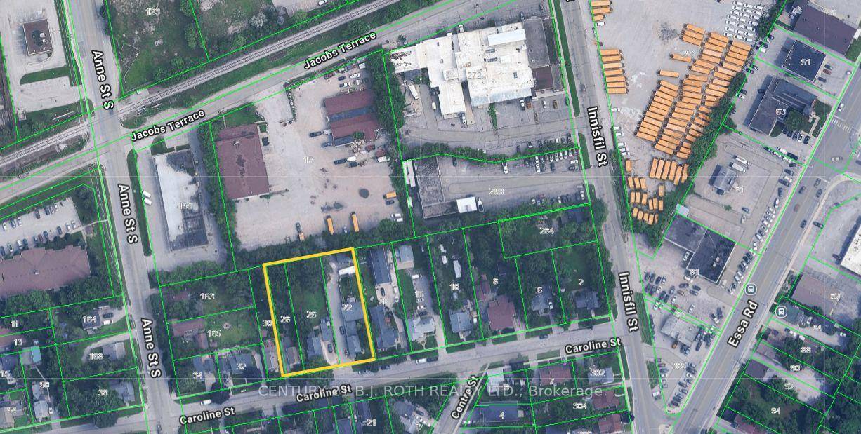 Rare Land Assembly Opportunity Prime Development Potential in Barrie, Ontario.