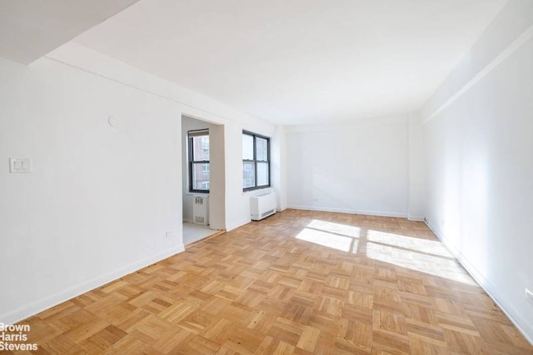 Quiet one room studio with great light.