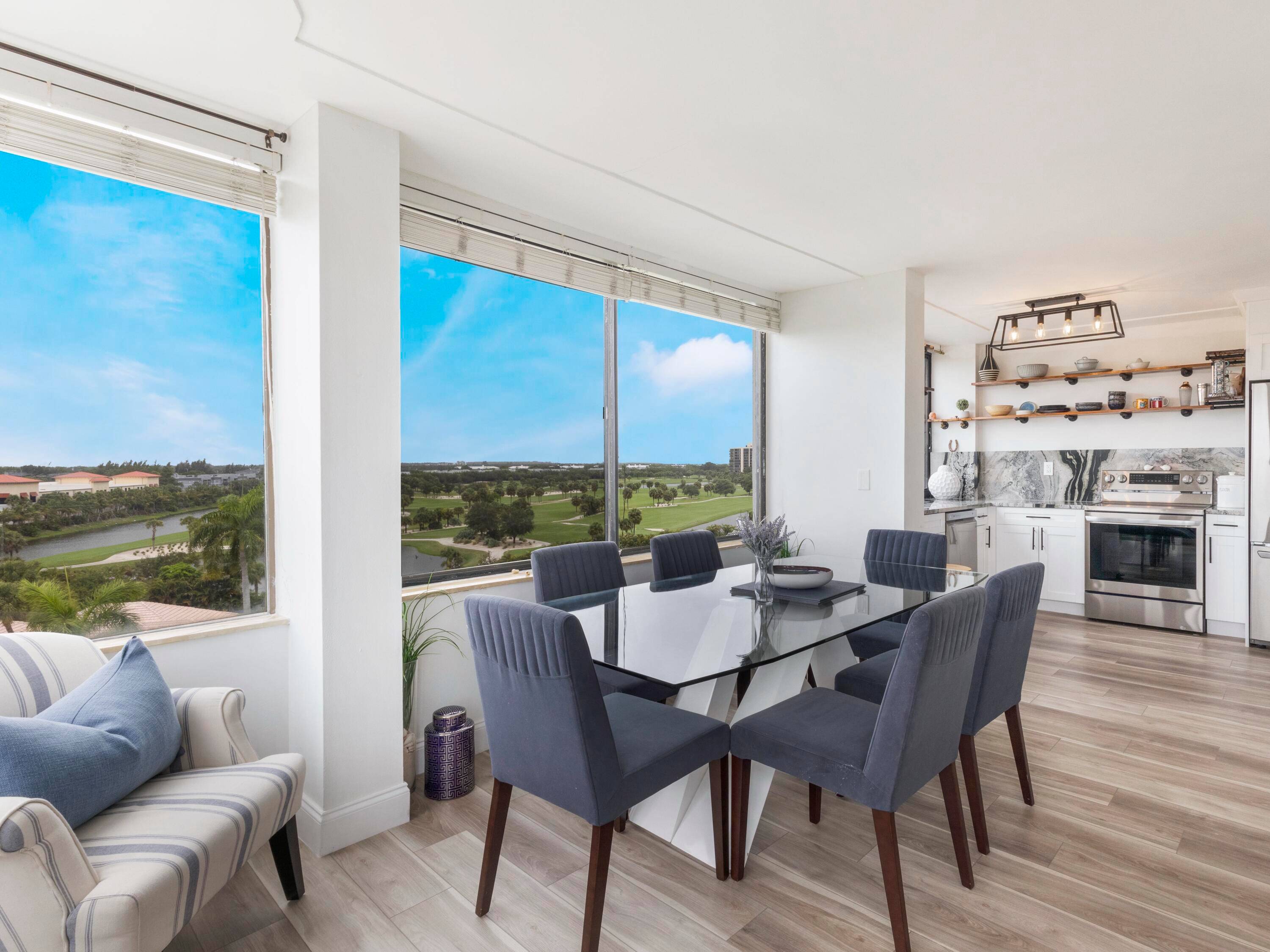 Elevate your lifestyle in this rare, sun drenched 7th floor corner condo boasting 2 spacious bedrooms and 2 bathrooms with expansive wrap around windows that frame sweeping panoramic views of ...