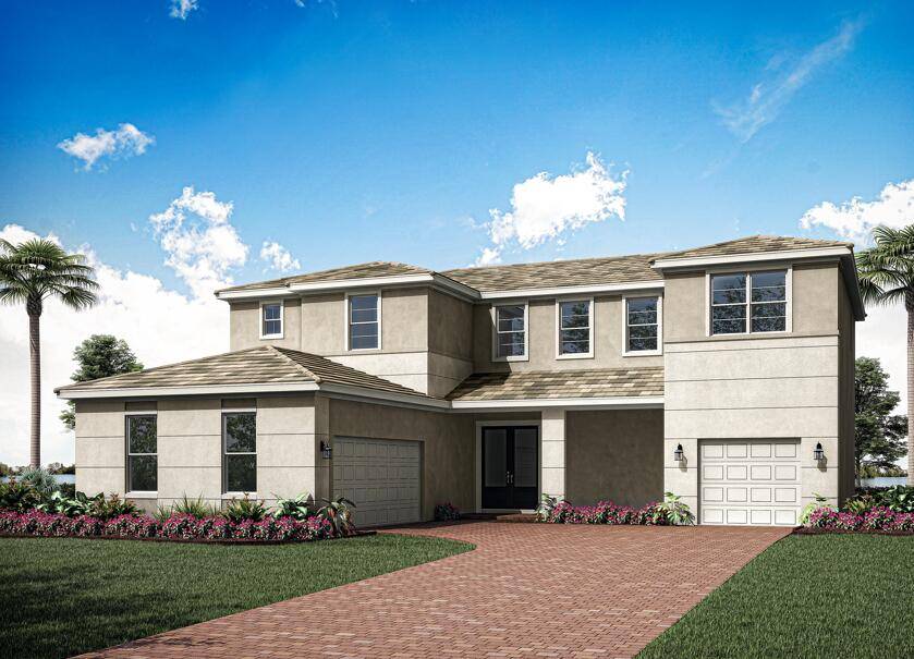 The 3, 466 square foot Palacio floorplan offers versatile, thoughtfully designed space in a pleasant configuration of shared and private living areas.