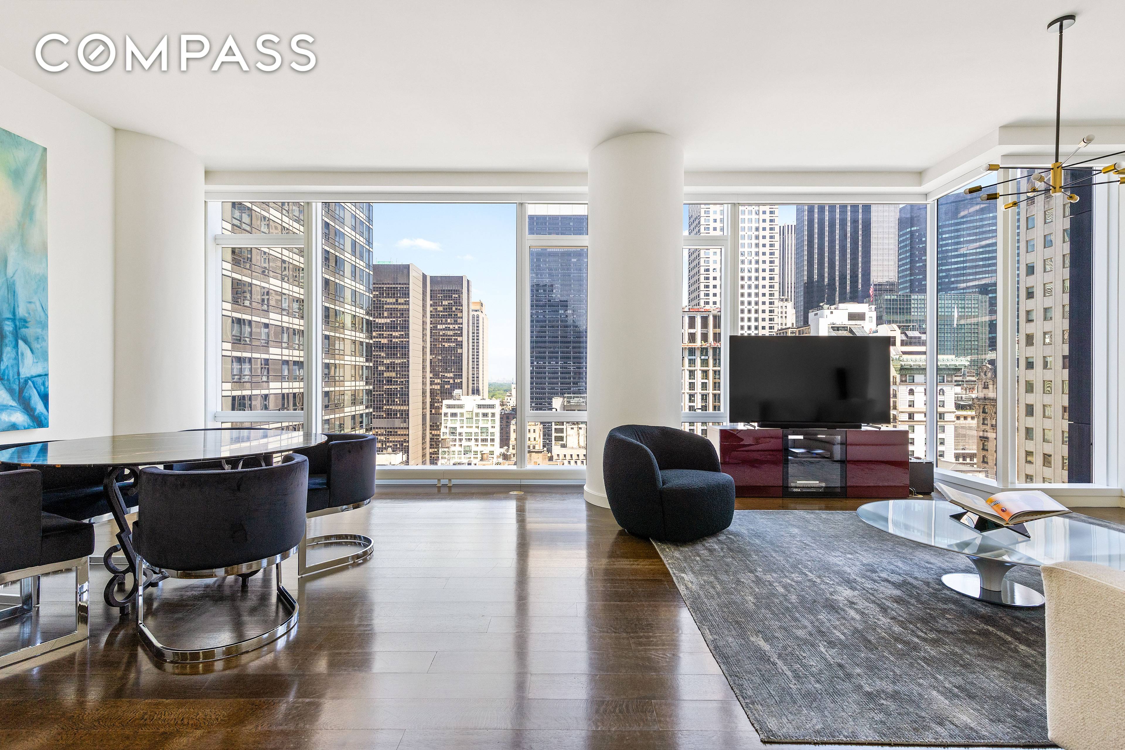 Experience unparalleled sophistication and timeless elegance in this exceptional 22nd floor residence at the Baccarat Hotel and Residences.