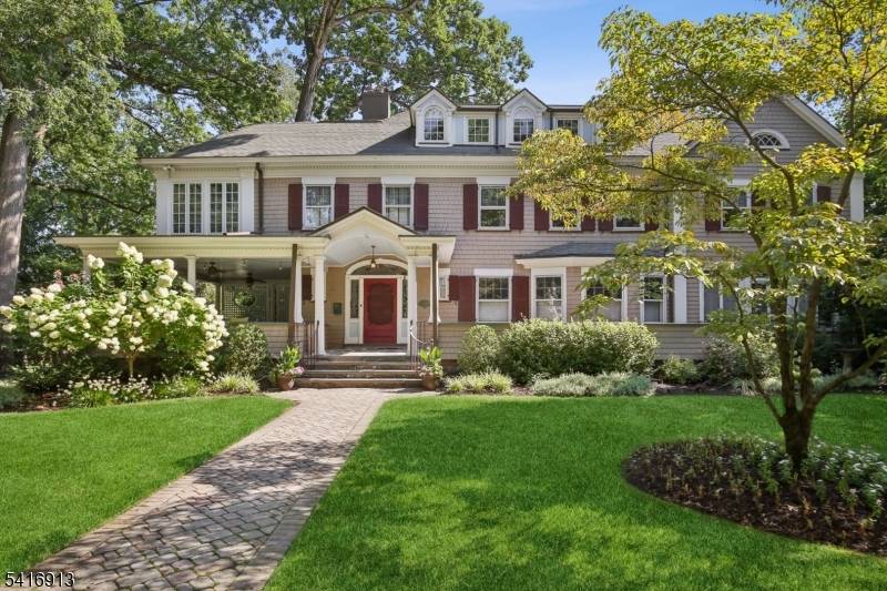 A rare and distinguished offering on one of Glen Ridge's quiet, tree lined streets, this beautifully maintained 1880s Colonial Revival blends historic character and thoughtful modern updates.