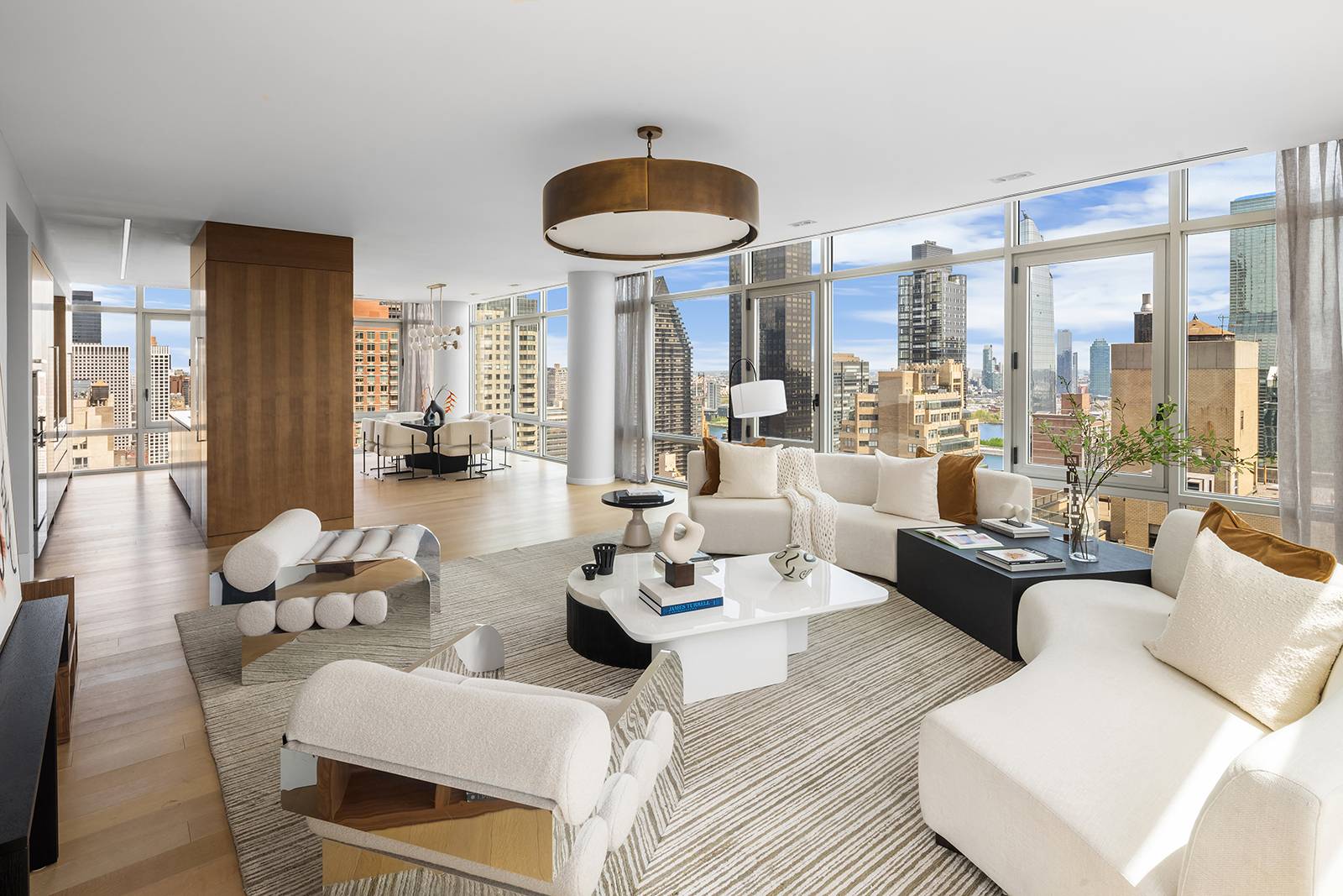 Contemporary elegance and Midtown splendor collide in this expansive full floor condo with 3 bedrooms, 3.