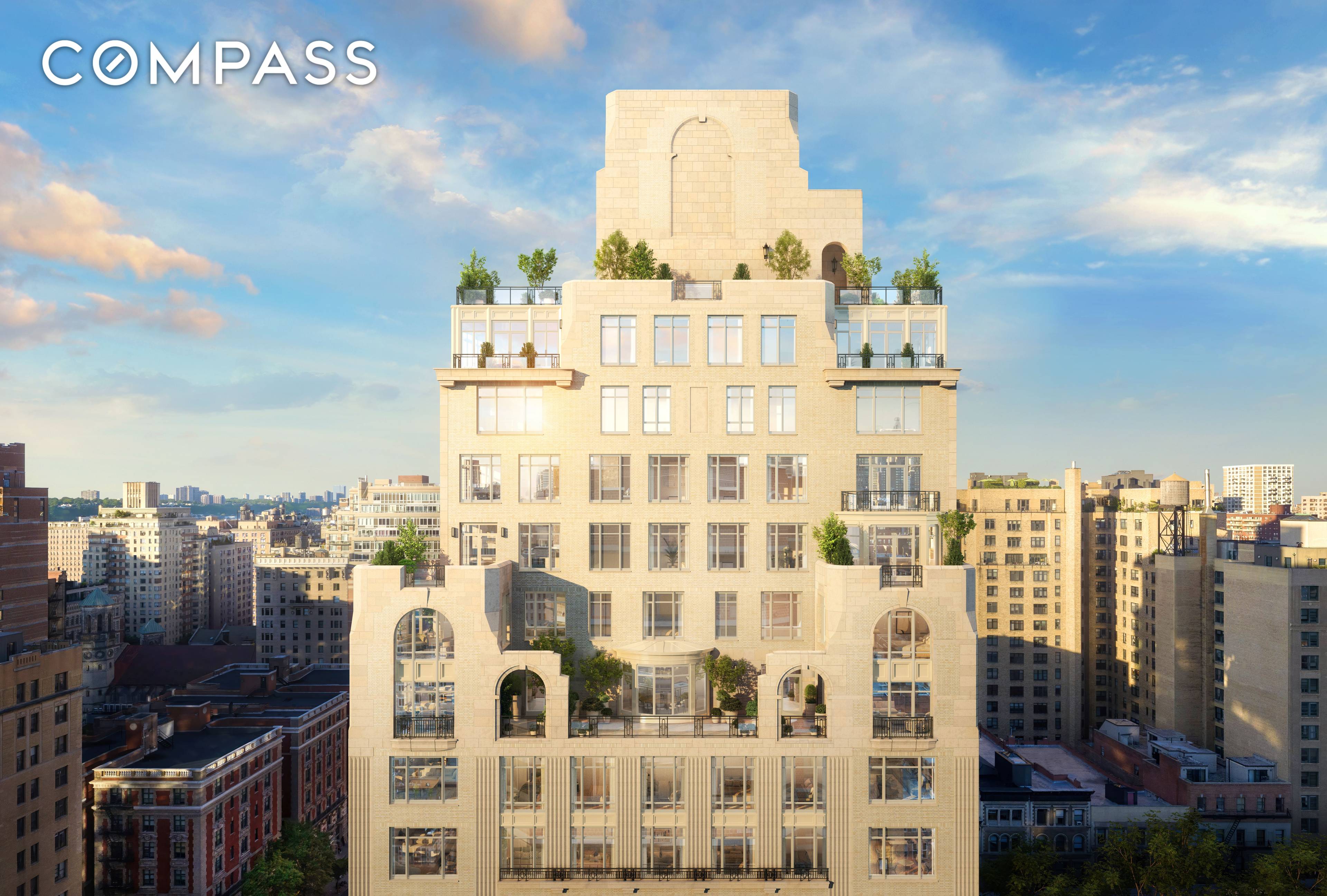 Residence 11W at The Henry is a graciously proportioned five bedroom apartment facing west and south with 11 foot ceilings.