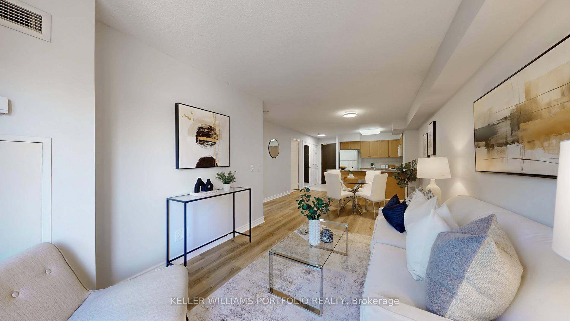 Welcome to this beautifully renovated 1 bedroom, 1 bathroom condo at 1730 Eglinton Avenue East, located in the sought after Oasis Soleil community.