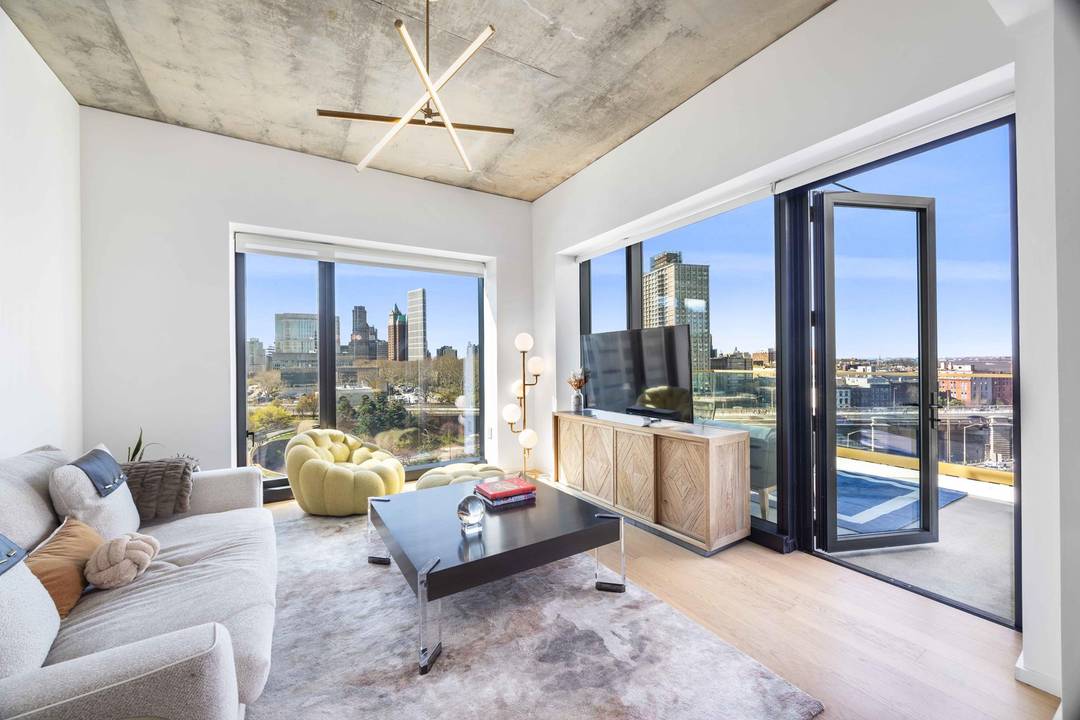 Penthouse perched atop a striking, award winning ODA development in DUMBO.